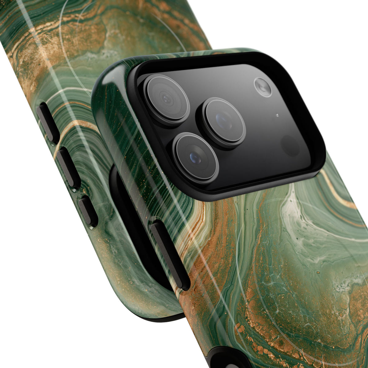 Jade Suminagashi · Tough 2.0 Magnetic Phone Case for iPhone · Green