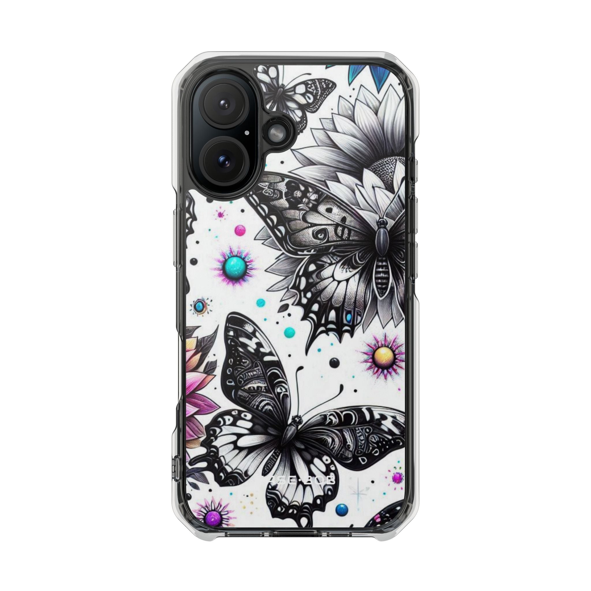 Butterfly Bloom iPhone 16 Case - Impact - CASE•BOB