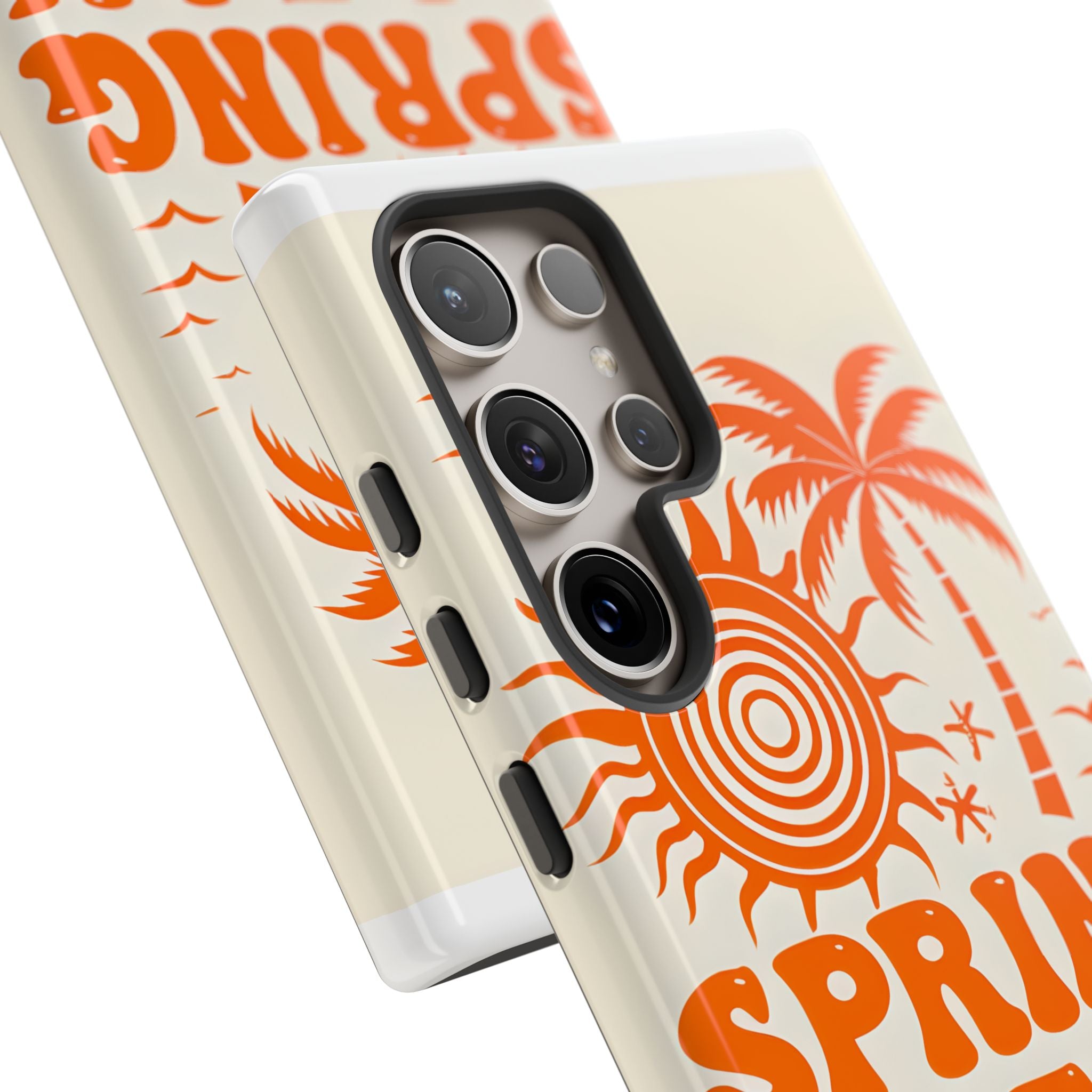 Retro Orange Tide · Tough Capa para Samsung