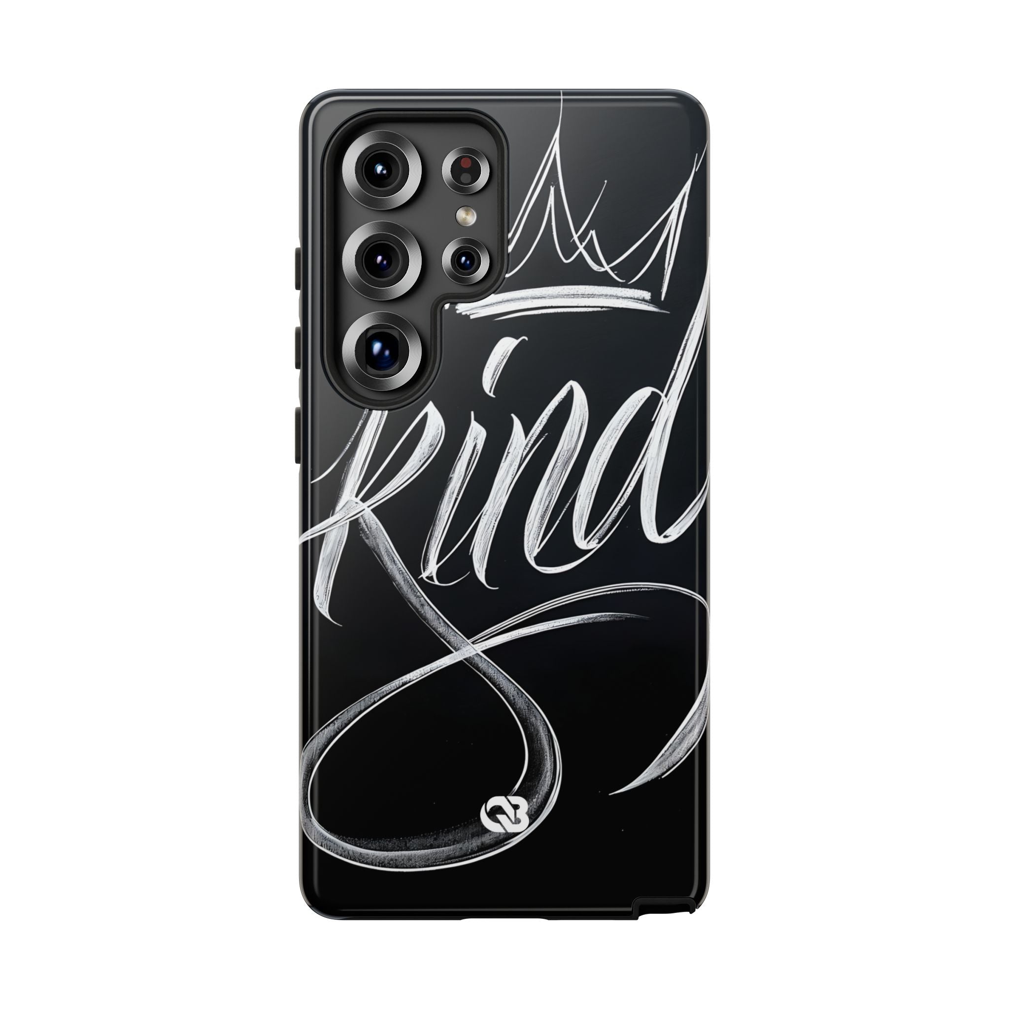 Noir Crown Script · Custodia Tough per Samsung