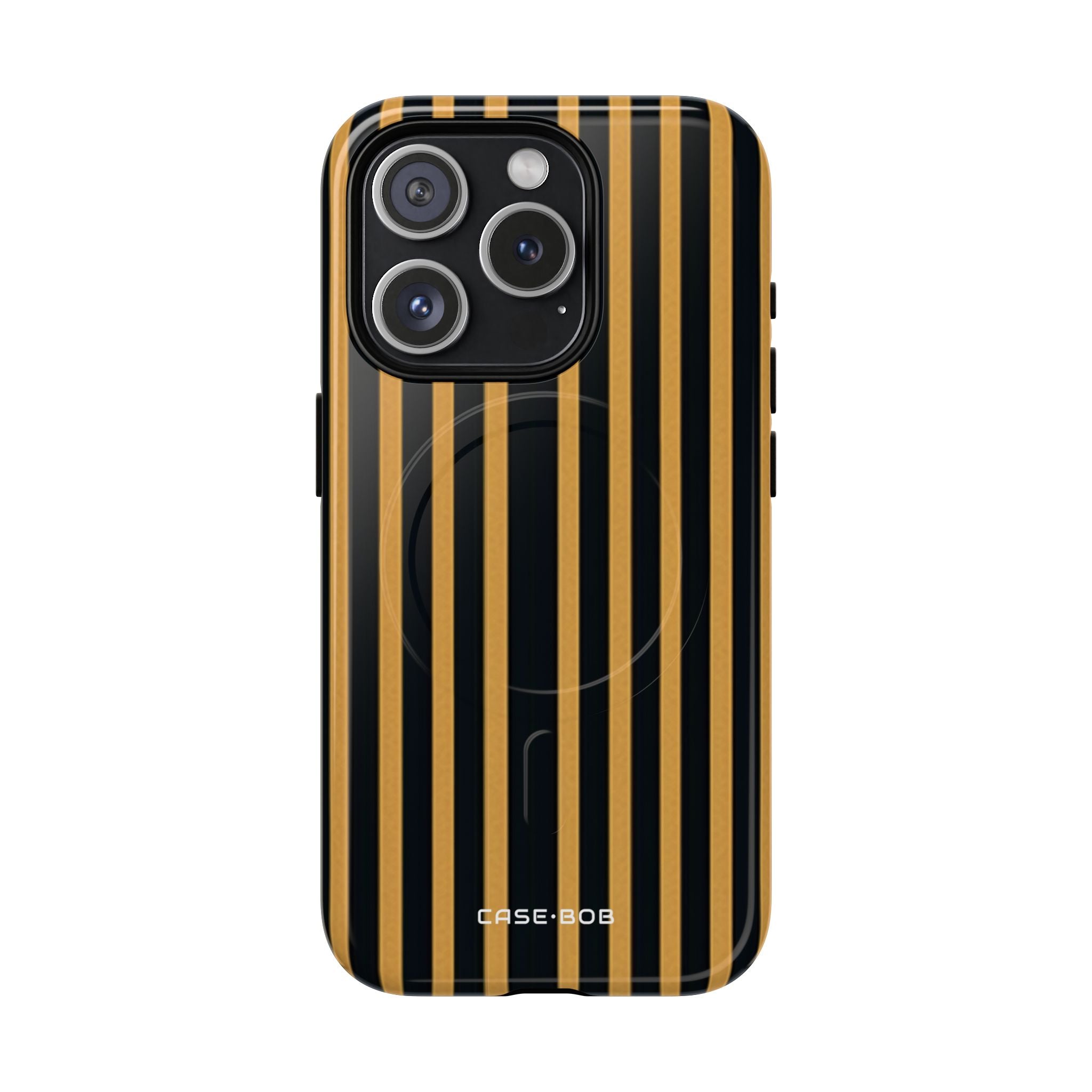 Golden Stripes iPhone 15 Pro Case - Tough+