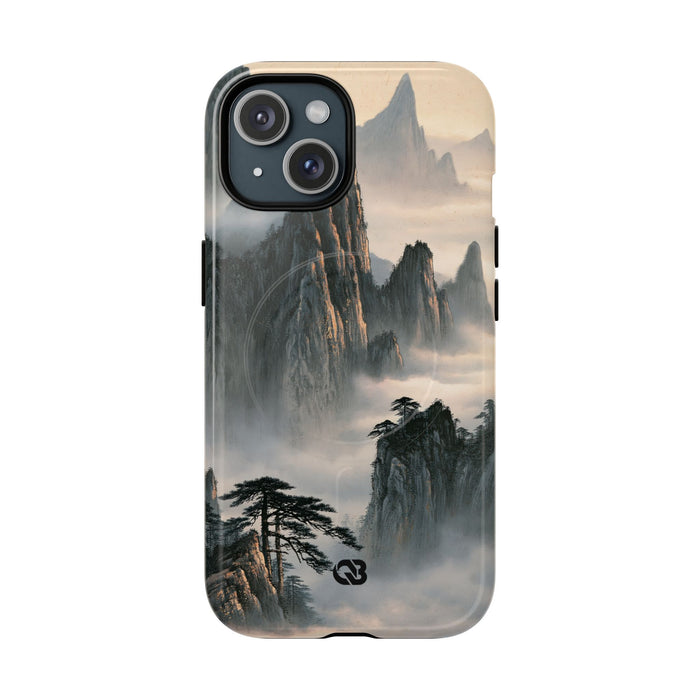Sacred Mountain Mist · Tough 2.0 Magnetic Phone Case for iPhone · Beige