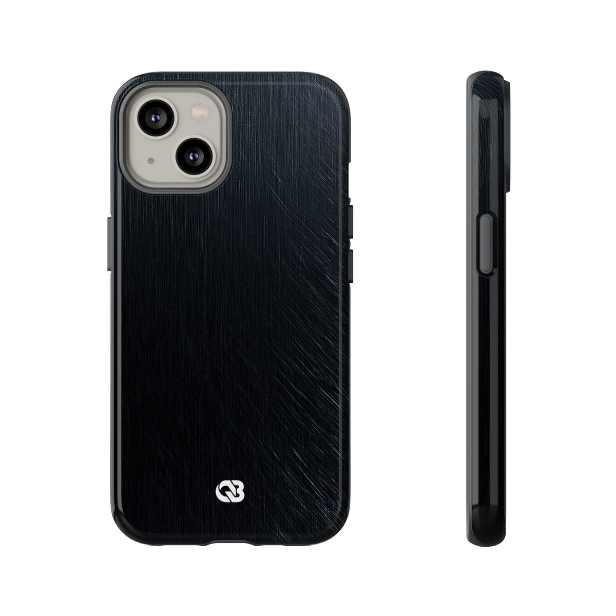 Brushed Obsidian Steel · Tough Phone Case for iPhone · Black