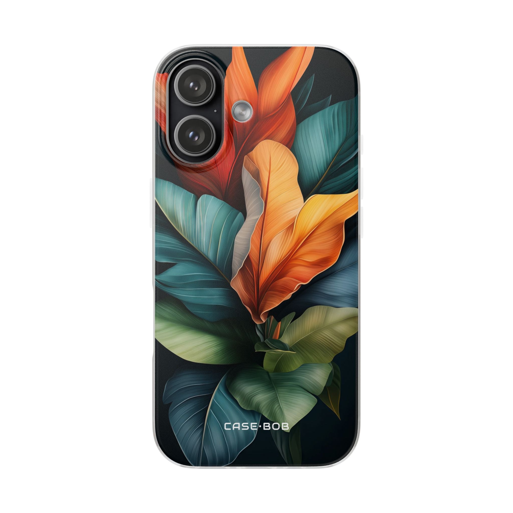 Tropical Leafburst iPhone 17 Case - Soft - CASE•BOB