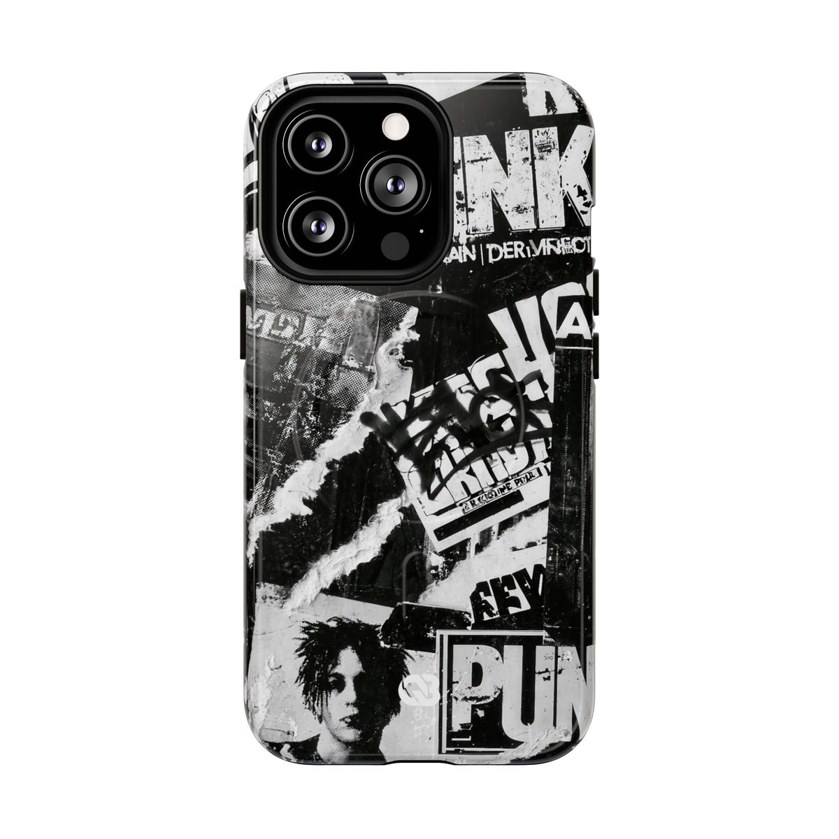 Underground Punk Collage · Tough 2.0 Magnetic Phone Case for iPhone · Black
