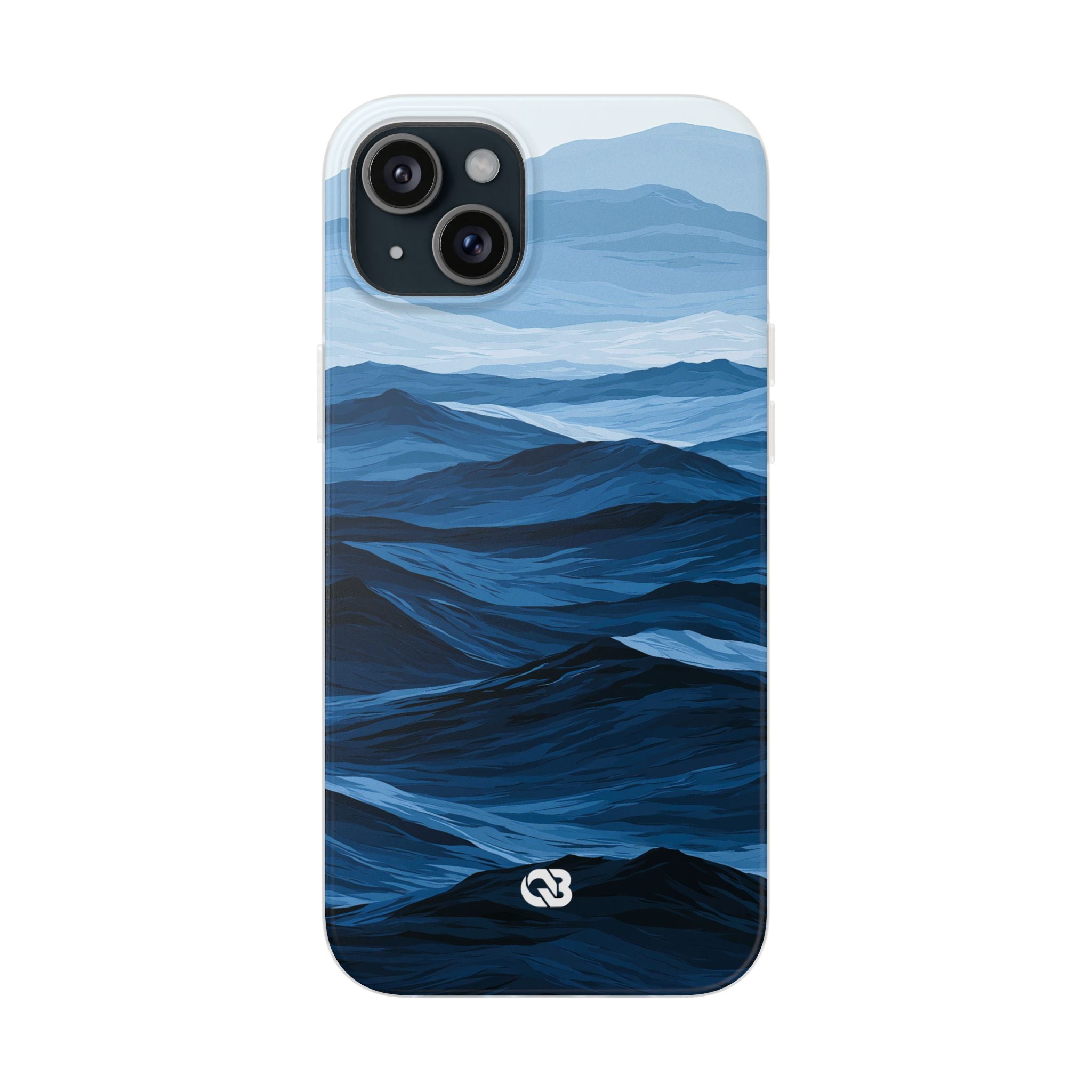 Blue Lite Phone Case for iPhone - Cobalt Ridge Tides