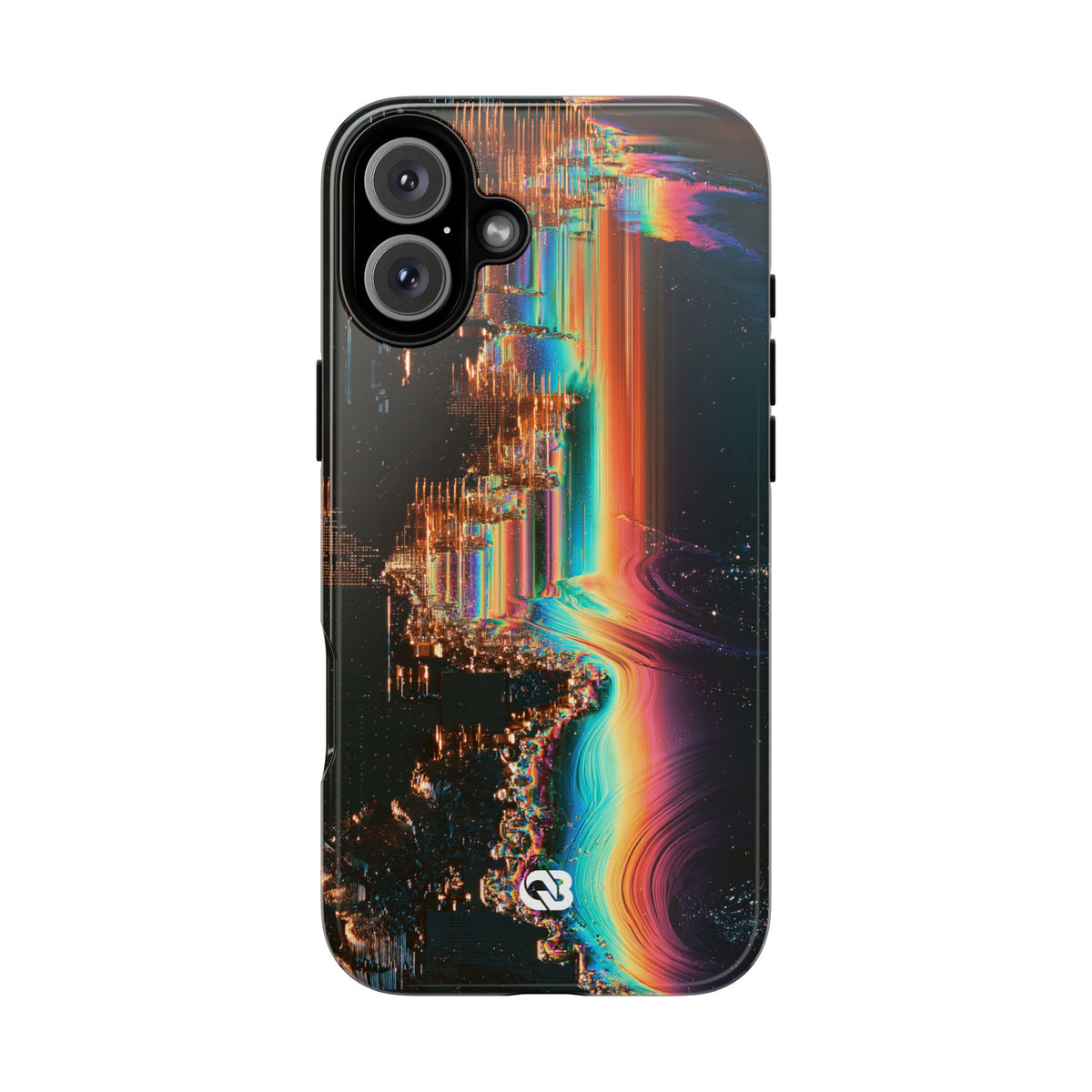 Prismatic Circuit · Tough Phone Case for iPhone · Black