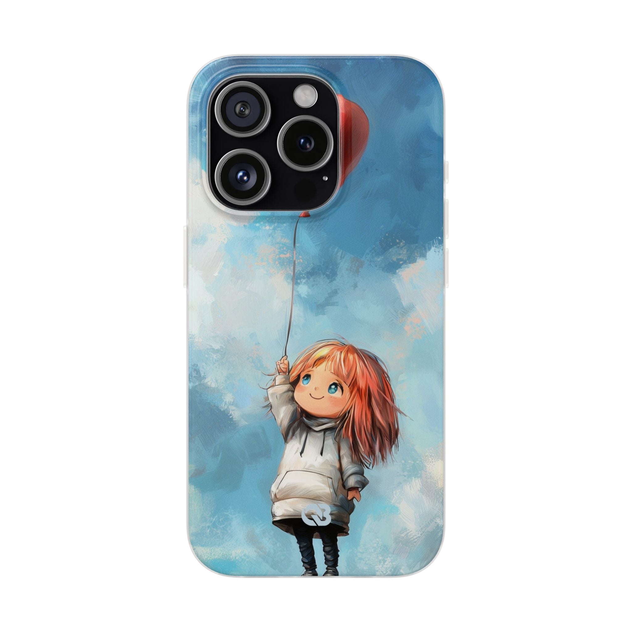 Crimson Heart Sky · Soft Coque de téléphone pour iPhone