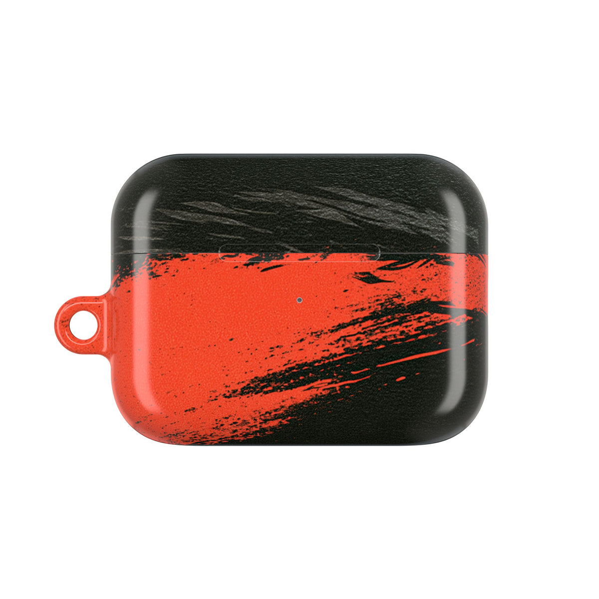 Crimson Raptor Noir · Hard Case for AirPods & AirPods Pro · Black