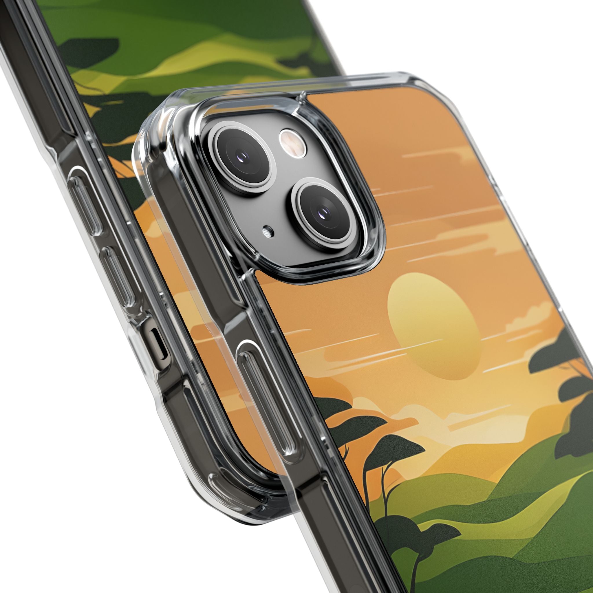 Verdant Horizon Sun · Impact Phone Case for iPhone · Magsafe