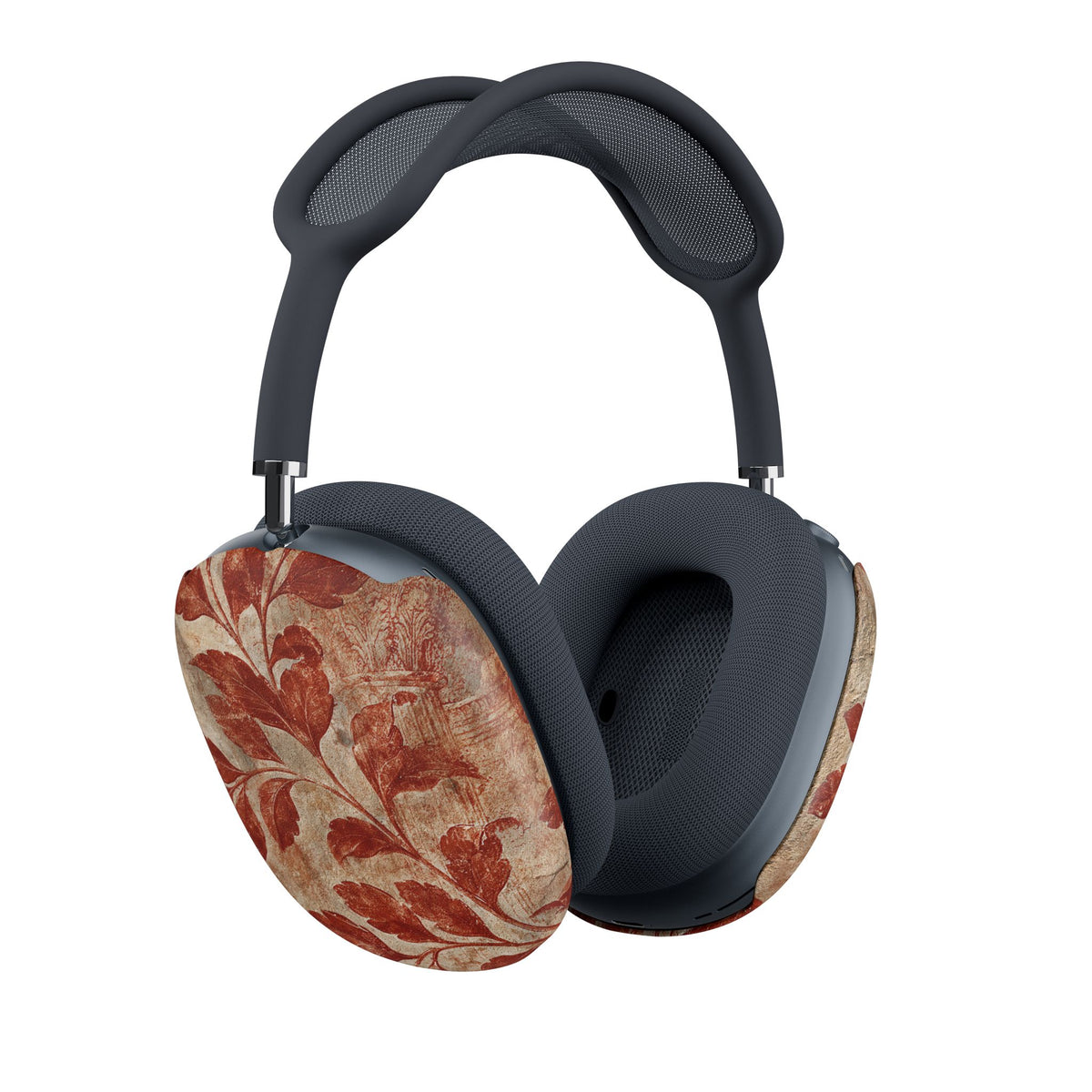 Terracotta Botanical Fresco · Hard Case for AirPods Max · Red