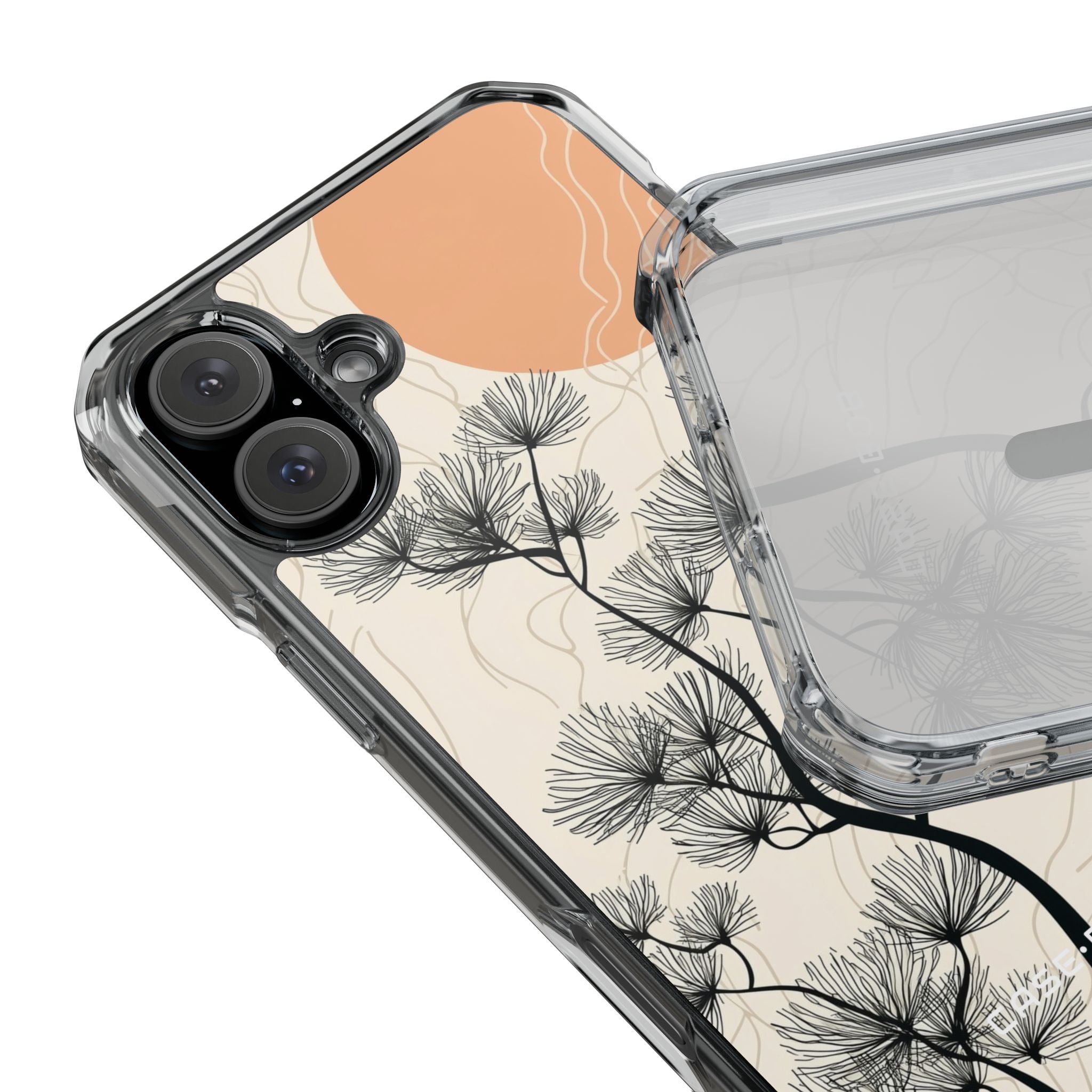 Spiky Tree Sunset iPhone 16 Plus Case - Impact