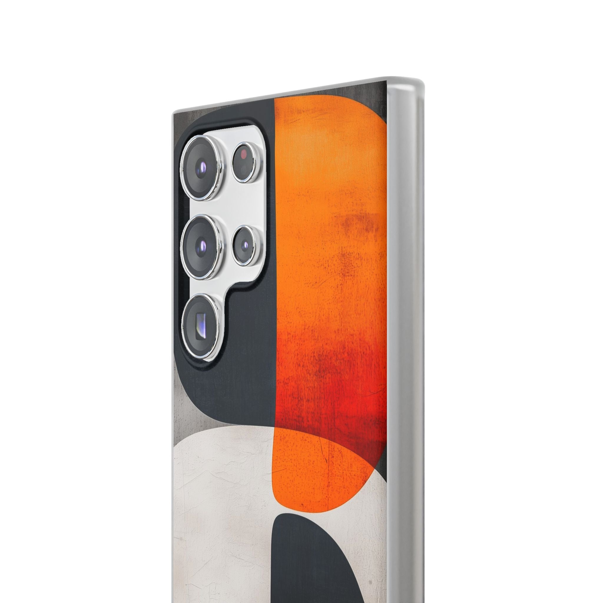 Burnt Amber Flow · Soft Phone Case for Samsung