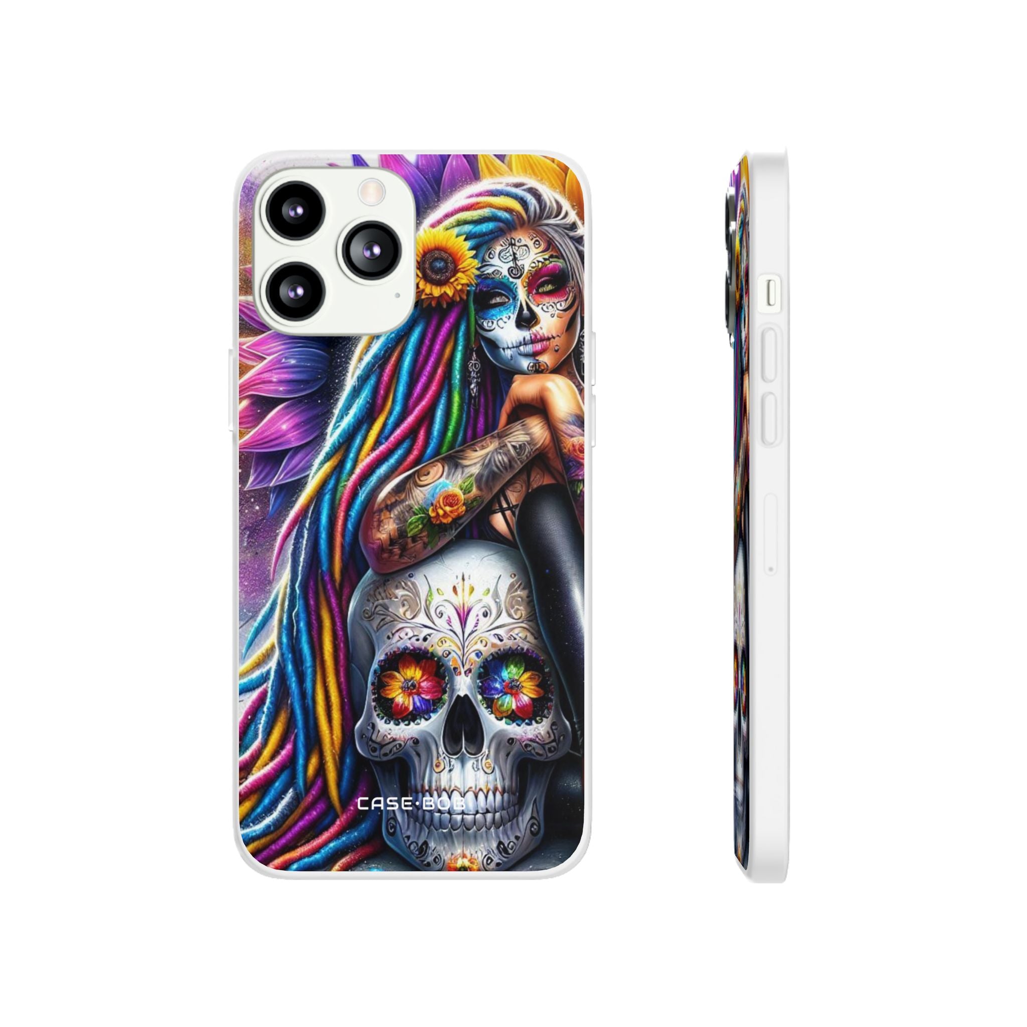 Sonnenblume Totenkopf Glow iPhone 13 Pro Max - Soft