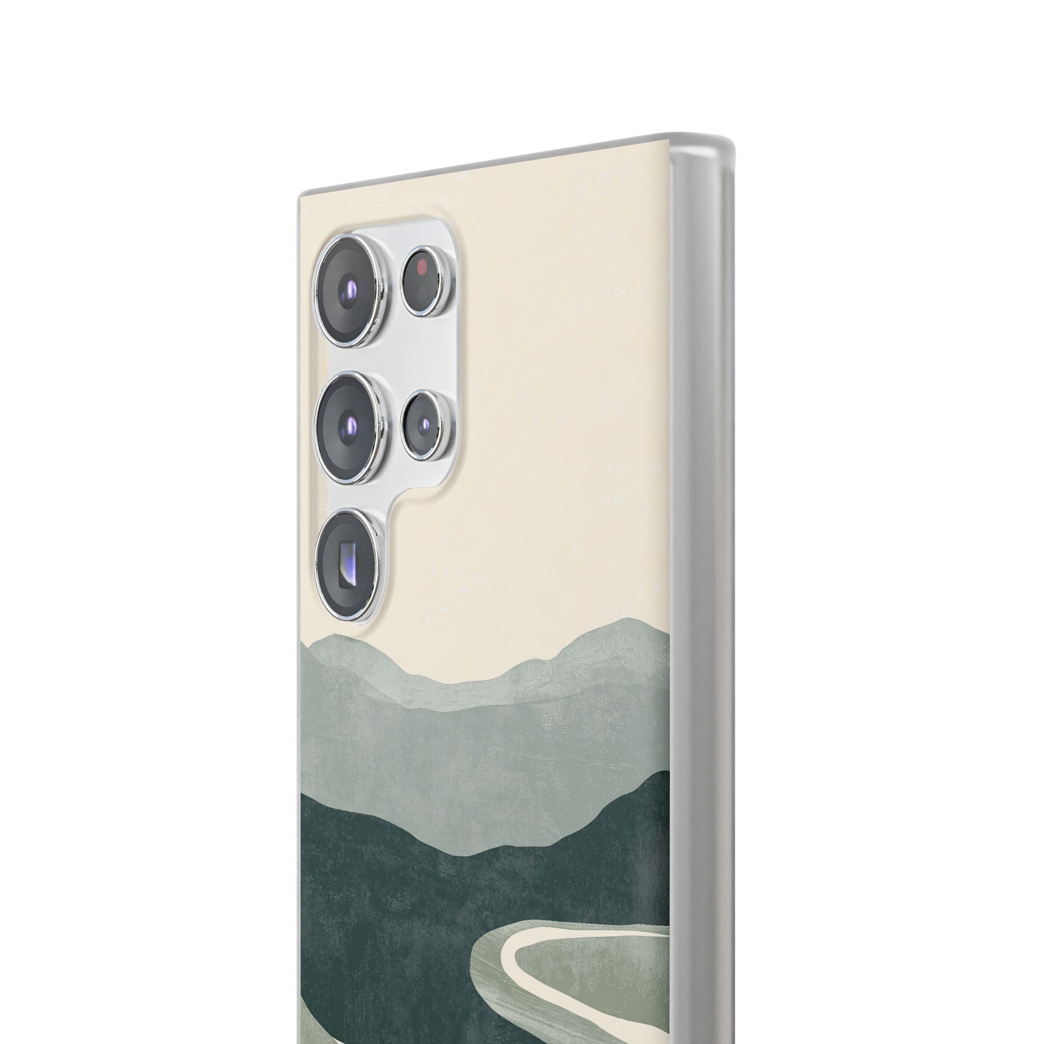Green Lite Phone Case for Samsung - Misty Sage Valley