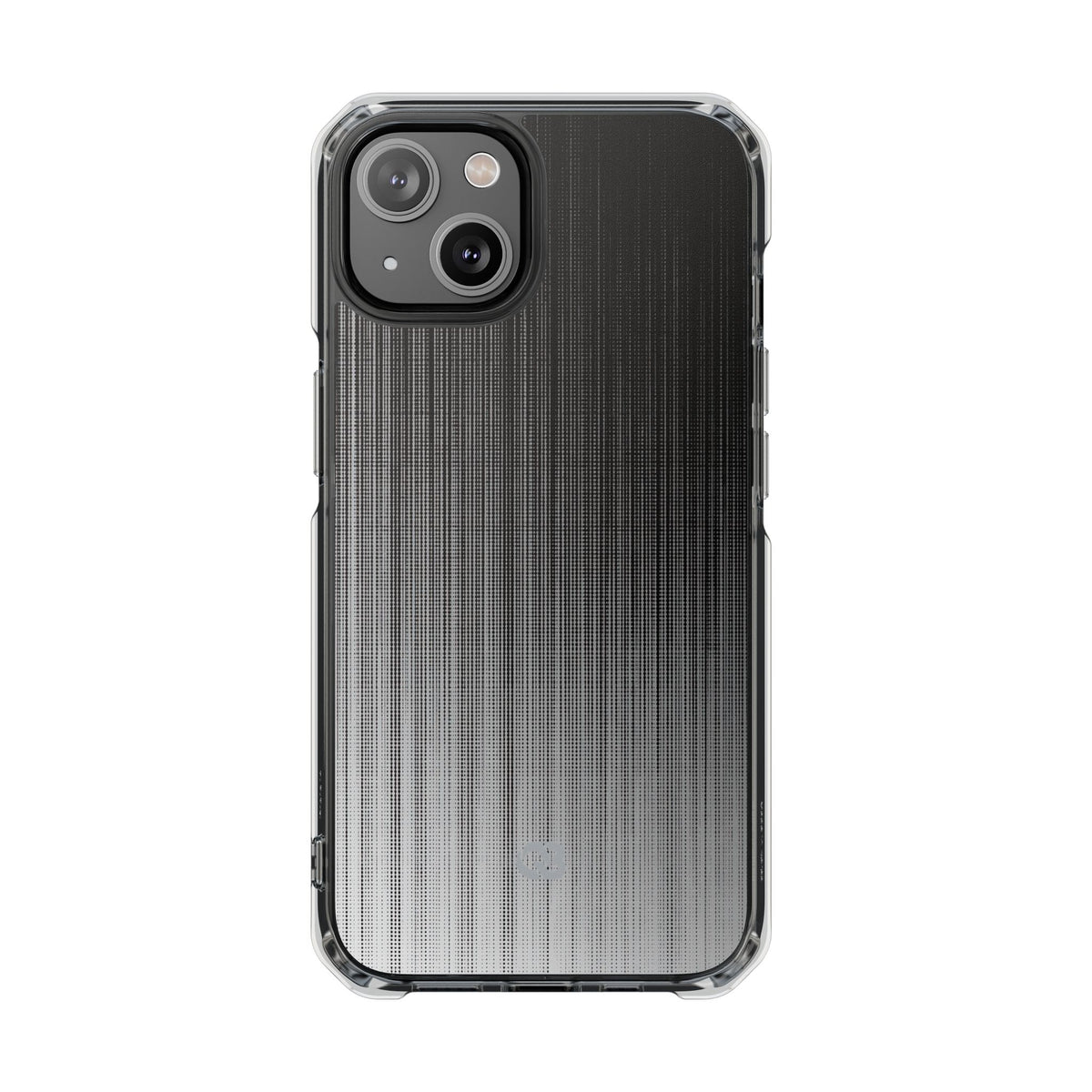 Grey Impact MagSafe Phone Case for iPhone - Static Vertical Dither