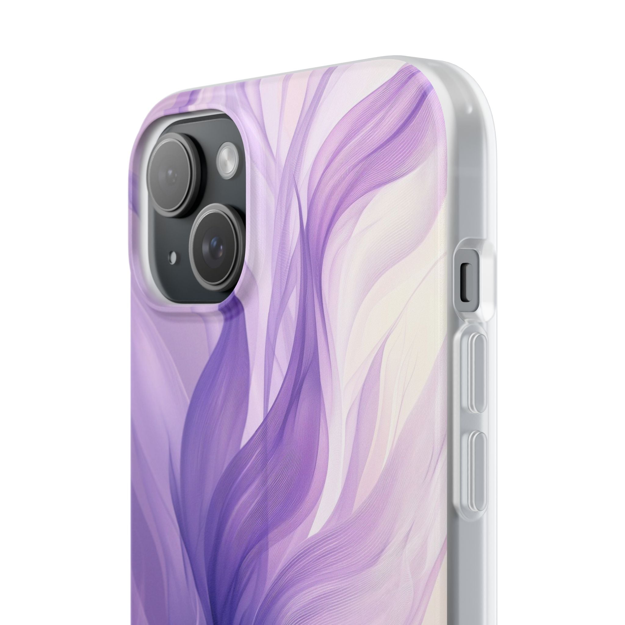 Amethyst Silk Waves · Soft Hoesje voor iPhone