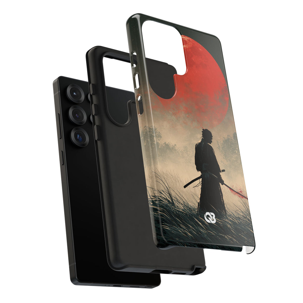 Crimson Moon Ronin · Tough Phone Case for Samsung · Red