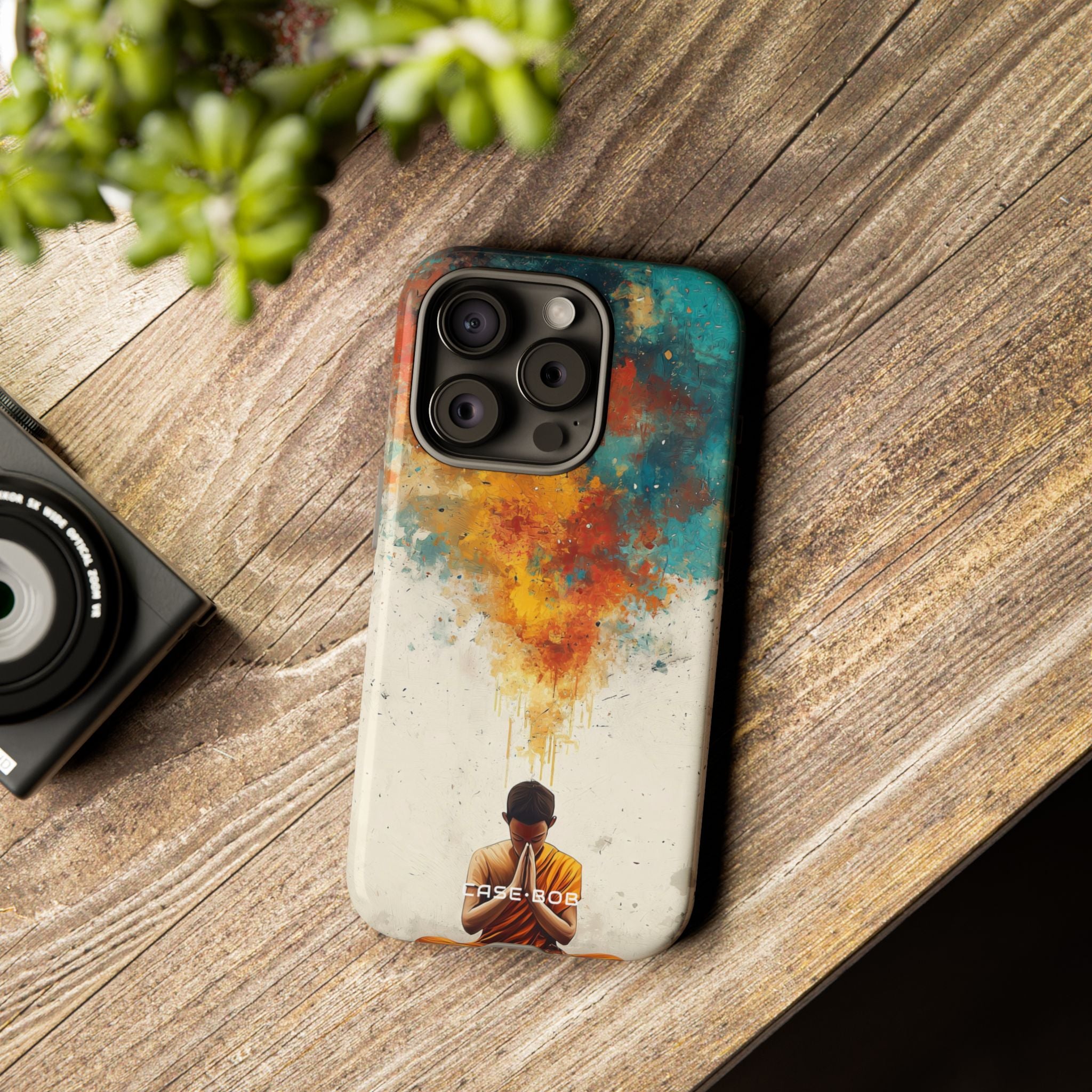 Meditative Glow iPhone 15 Pro Skal - Tough