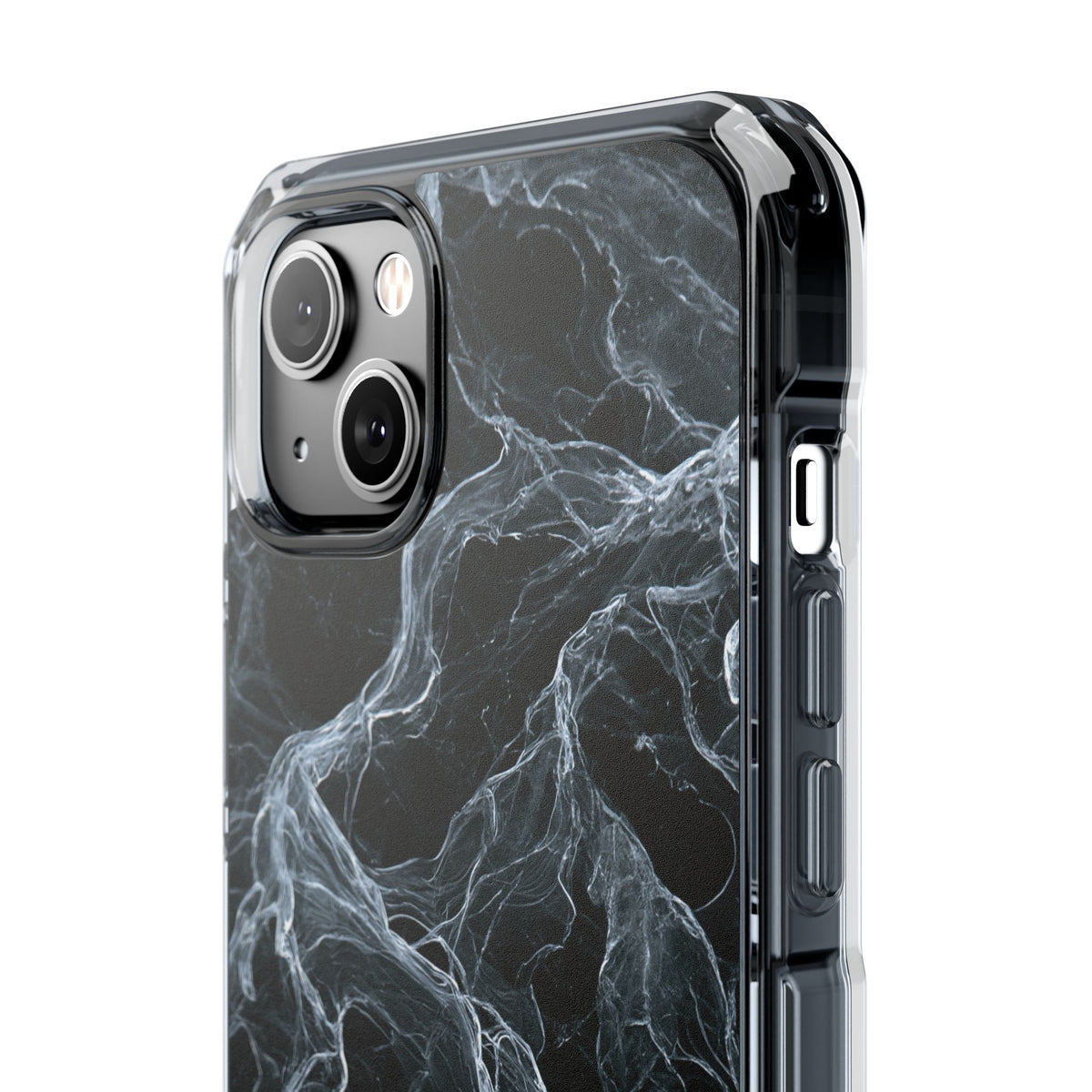 Arctic Gossamer · Clear Impact Magnetic Phone Case for iPhone · Black