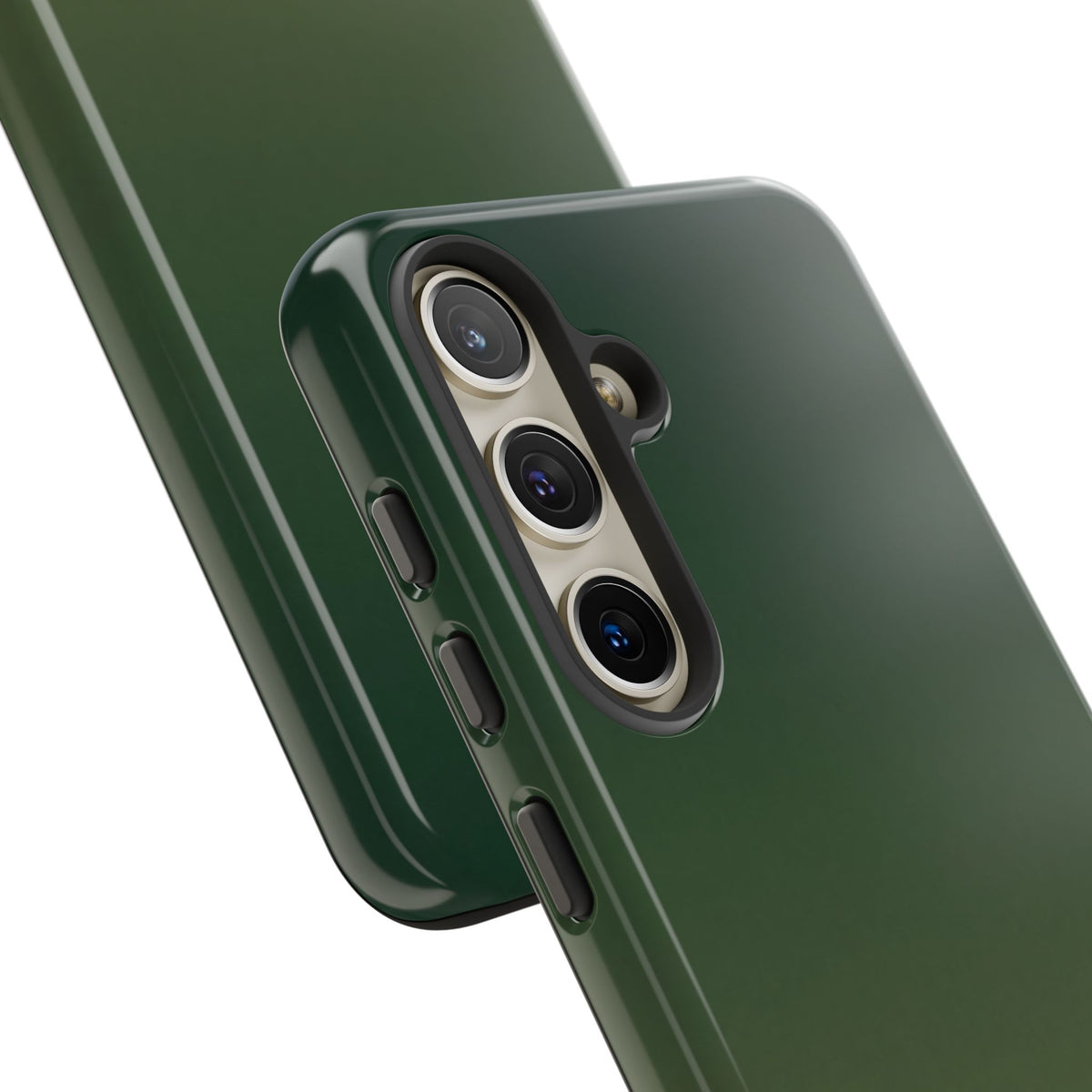 Green Tough Phone Case for Samsung - Shadow Moss Grain