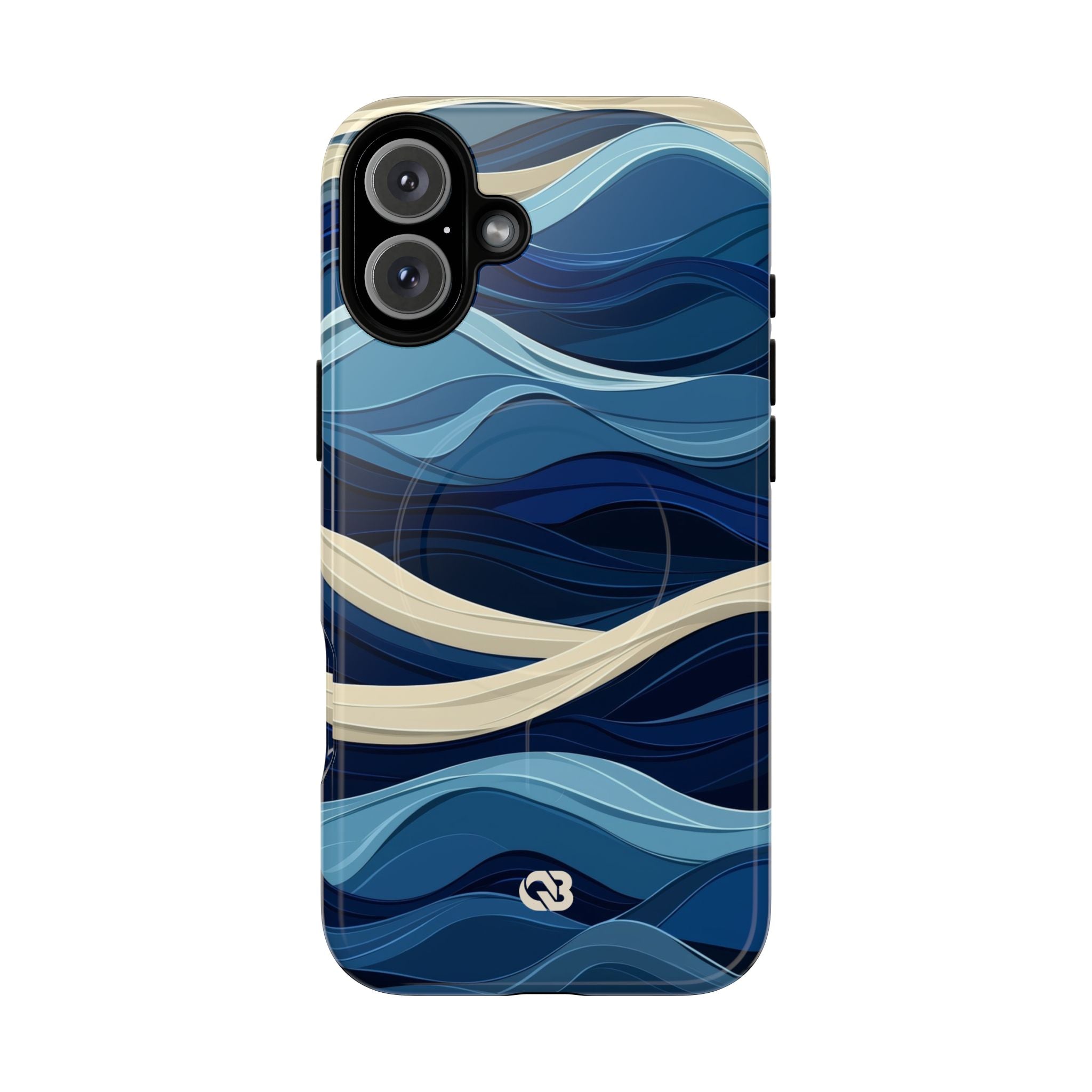 Cobalt Coast Layers · Tough+ Phone Case for iPhone · Magsafe