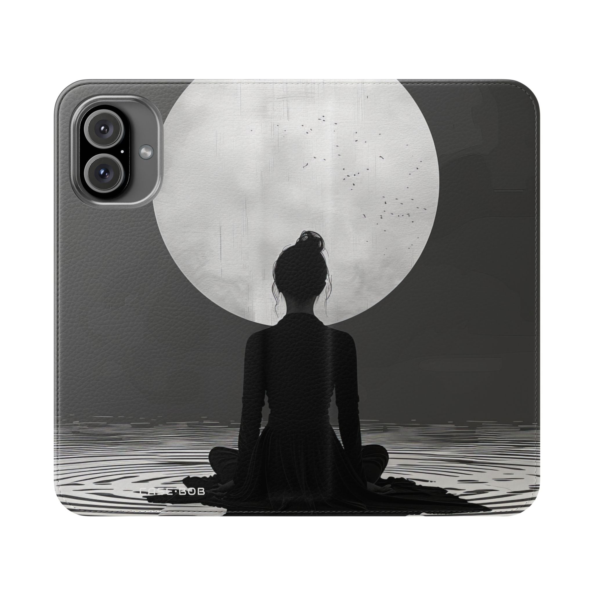 Moonlit Silence - iPhone 16 Plus Case - Wallet