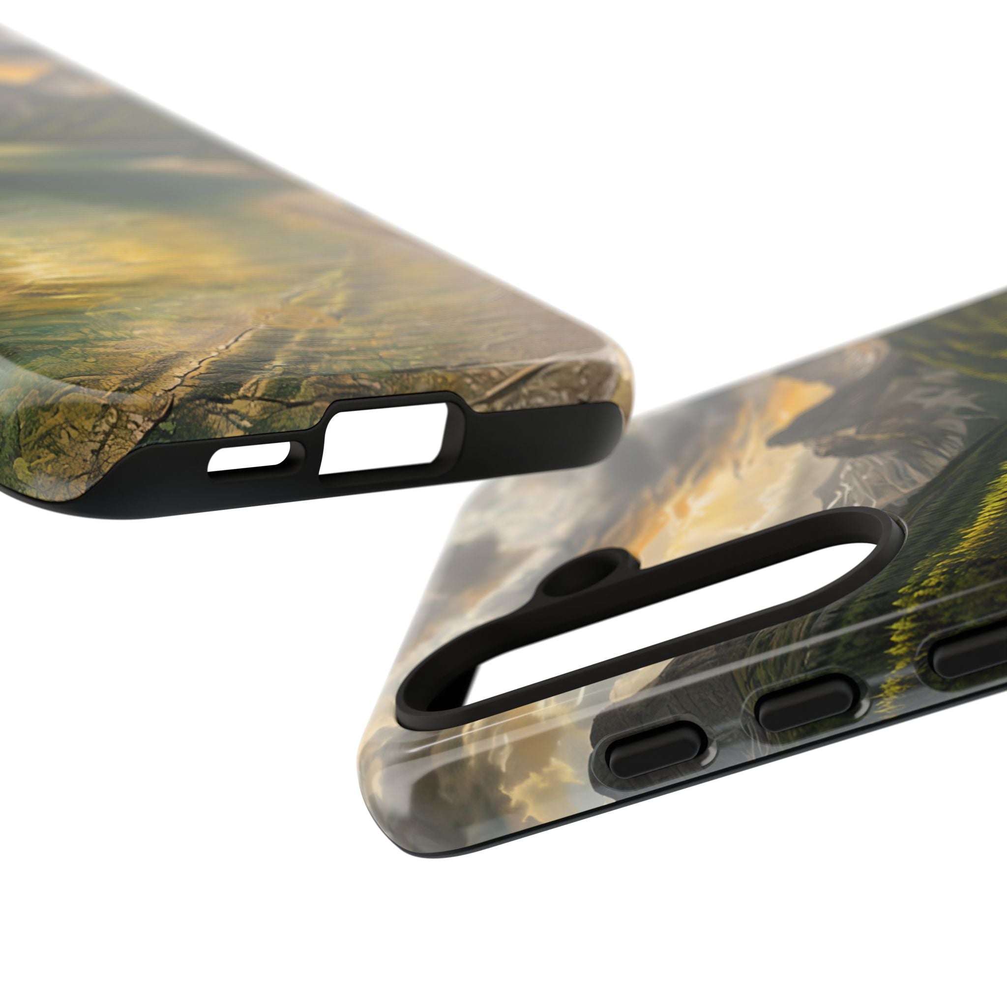 Gilded Mountain Lake · Tough Phone Case for Samsung