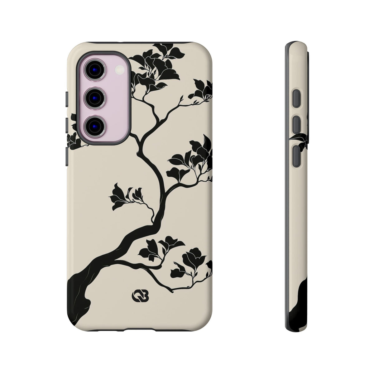 Ebony Magnolia · Tough Phone Case for Samsung · Beige