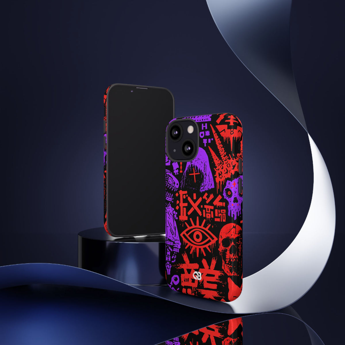 Underground Cyber Glyphs · Tough Phone Case for iPhone · Black
