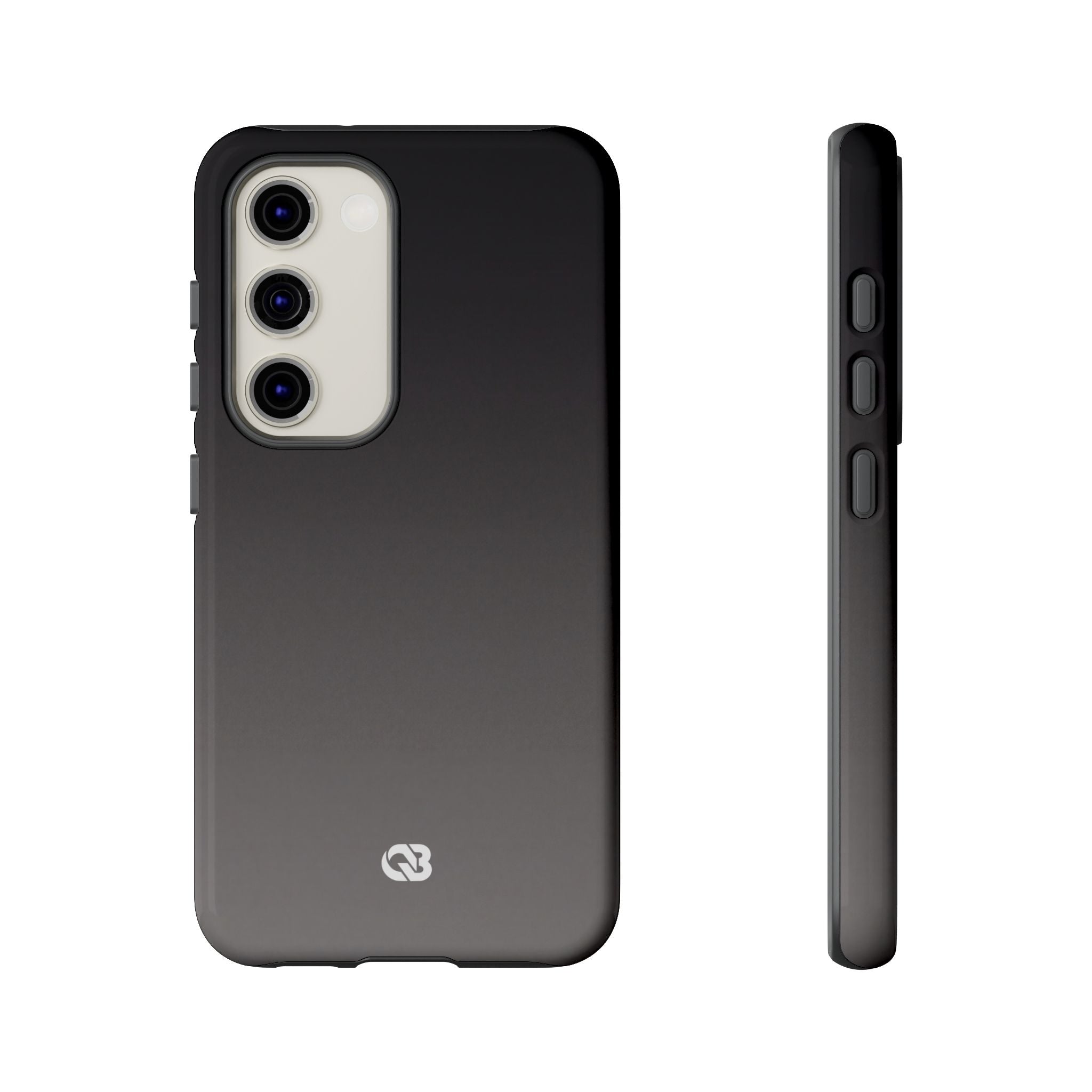 Grey Tough Phone Case for Samsung - Obsidian Ash Fade