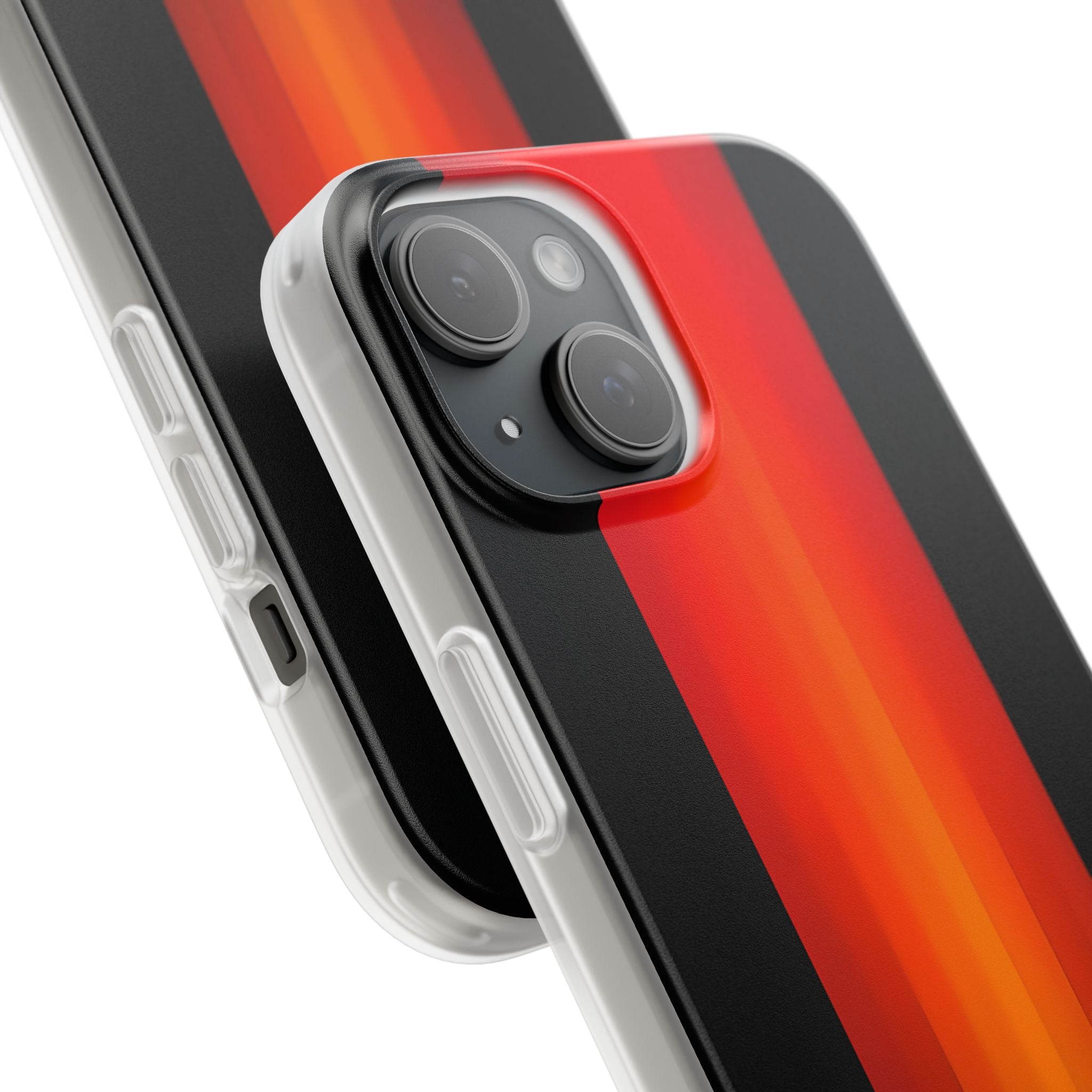 Crimson Column iPhone 15 Case - Soft