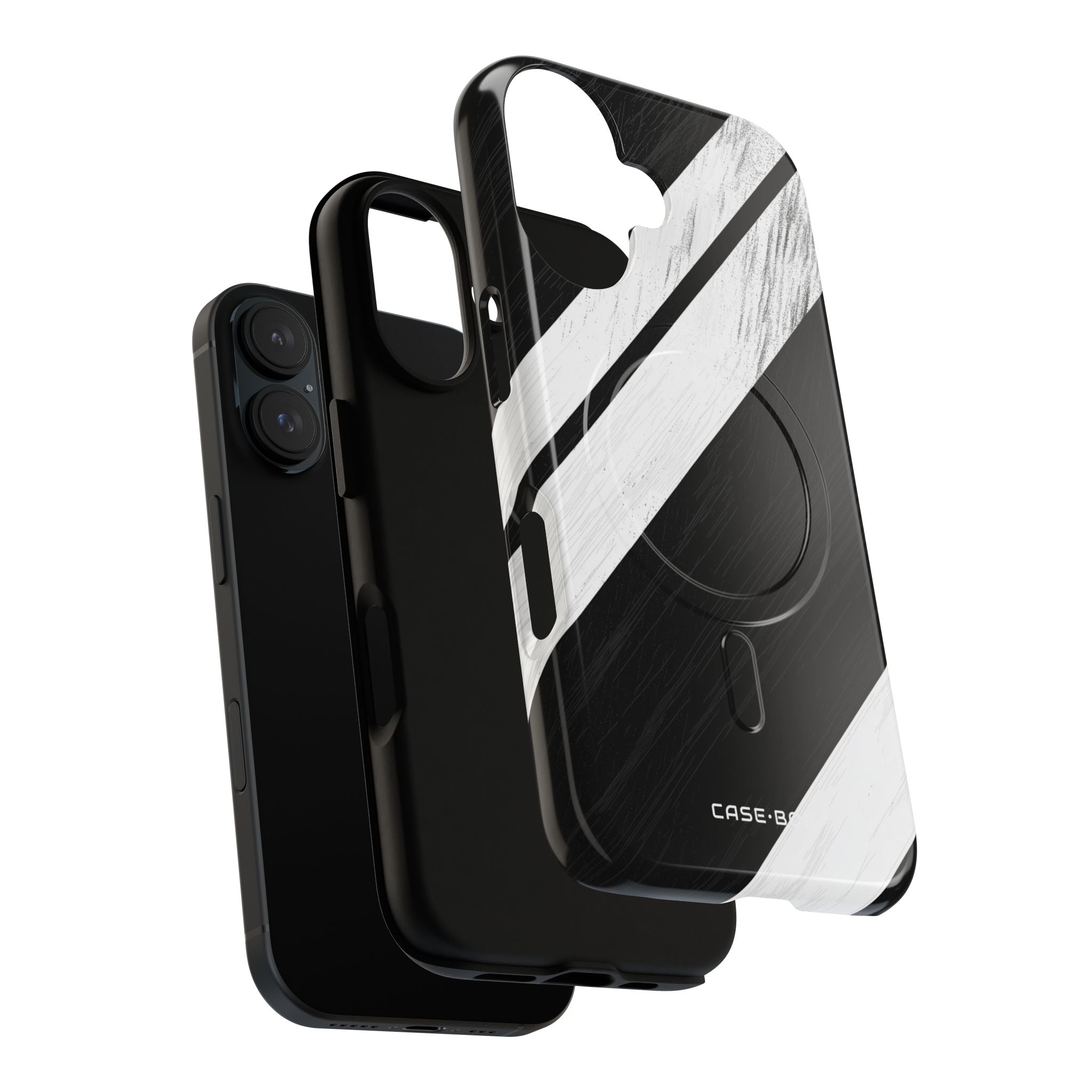 Distressed Stripe Motion iPhone 16 Case - Tough+ - CASE•BOB