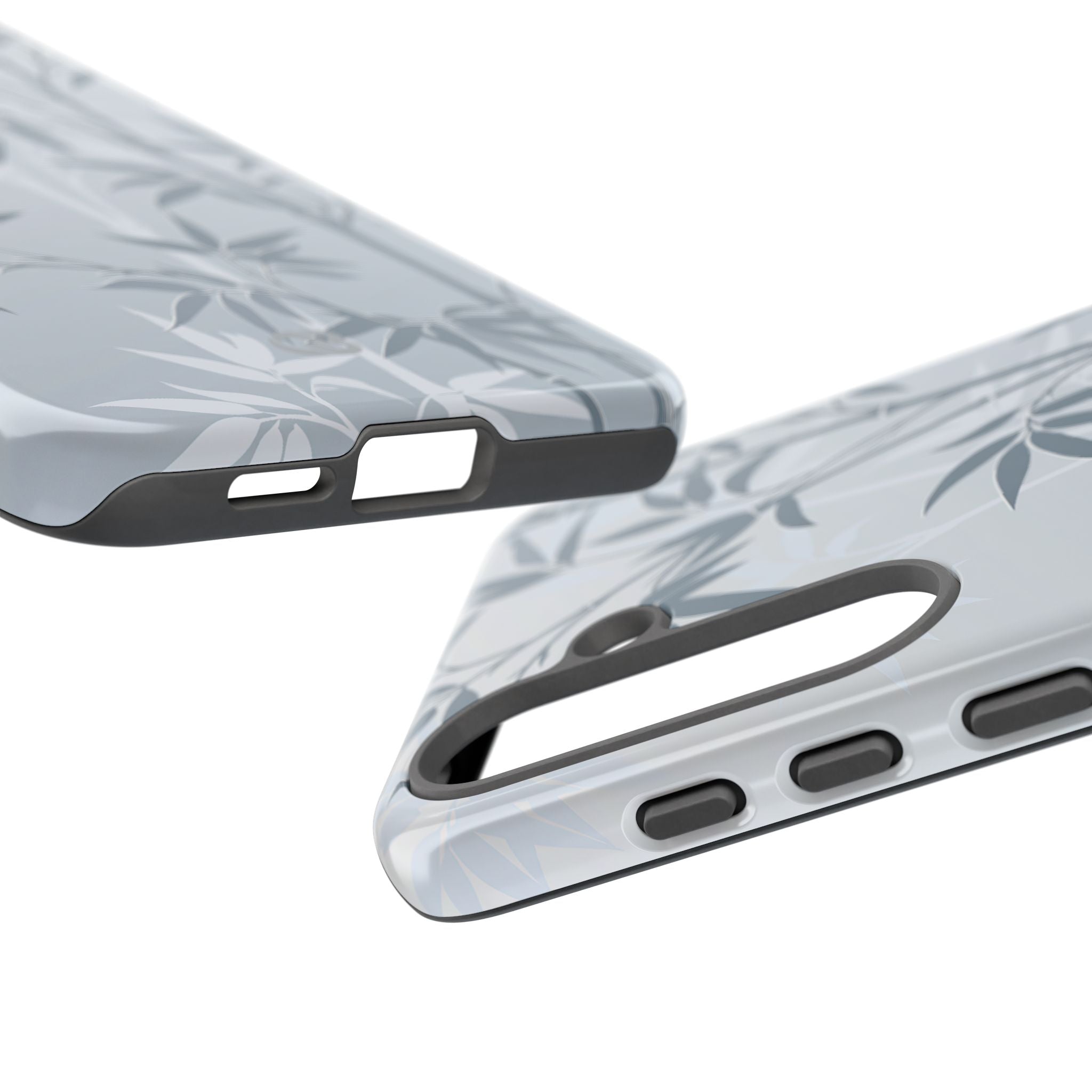 Blue Tough Phone Case for Samsung - Slate Bamboo Shadow