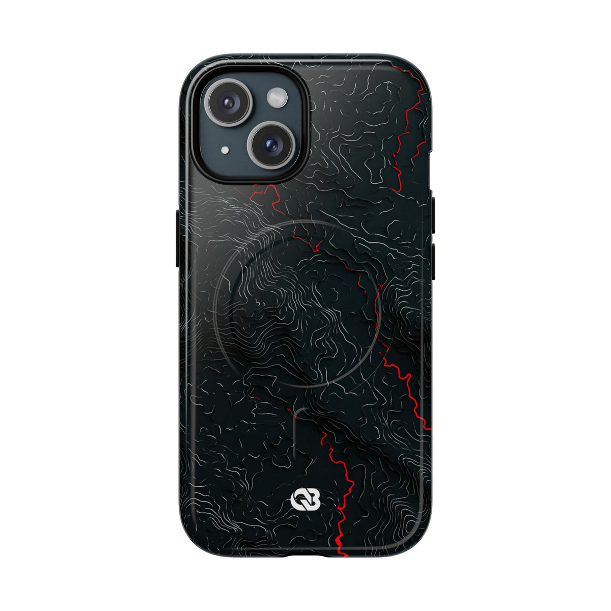 Crimson Rift · Tough 2.0 Magnetic Phone Case for iPhone · Black