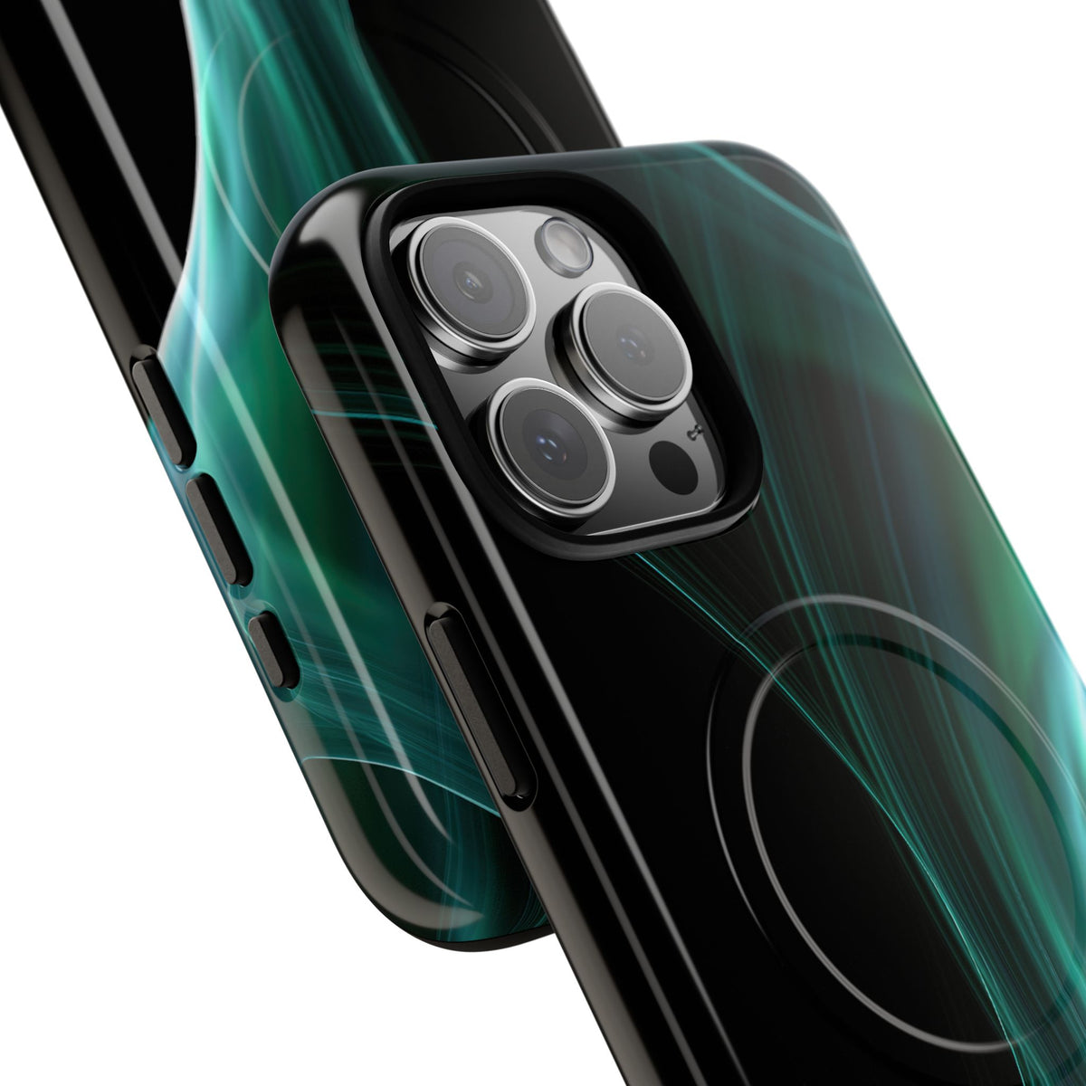 Emerald Lumen · Tough 2.0 Magnetic Phone Case for iPhone · Green