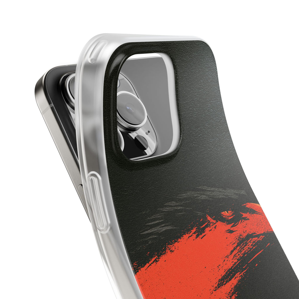 Crimson Raptor Noir · Lite Phone Case for iPhone · Black