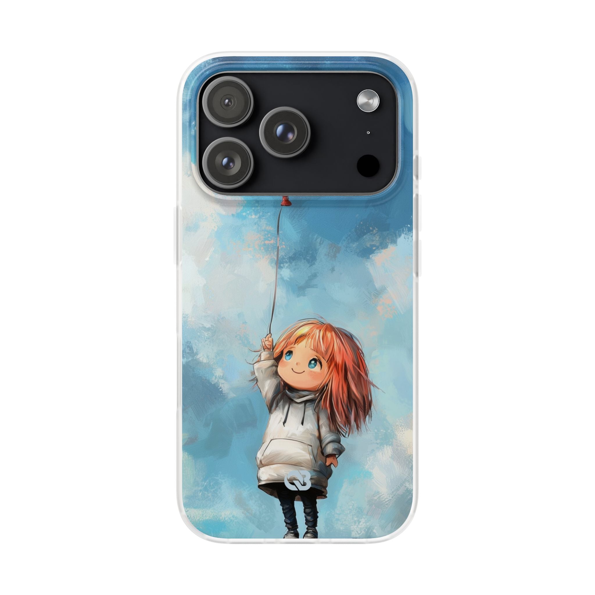 Crimson Heart Sky · Soft Coque de téléphone pour iPhone