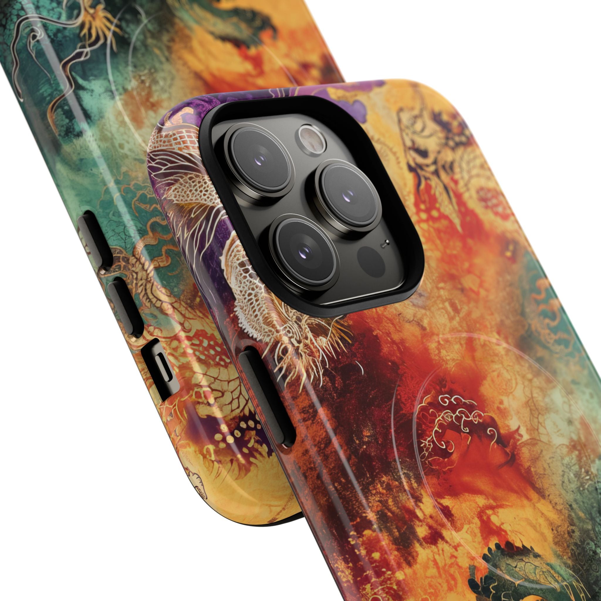 Dragon Ember iPhone 14 Pro Max -kova, kova+