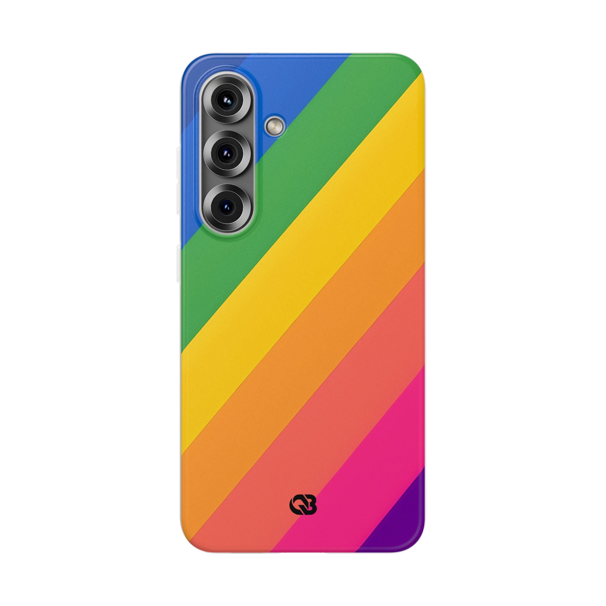 Vibrant Spectrum Slope · Soft Phone Case for Samsung