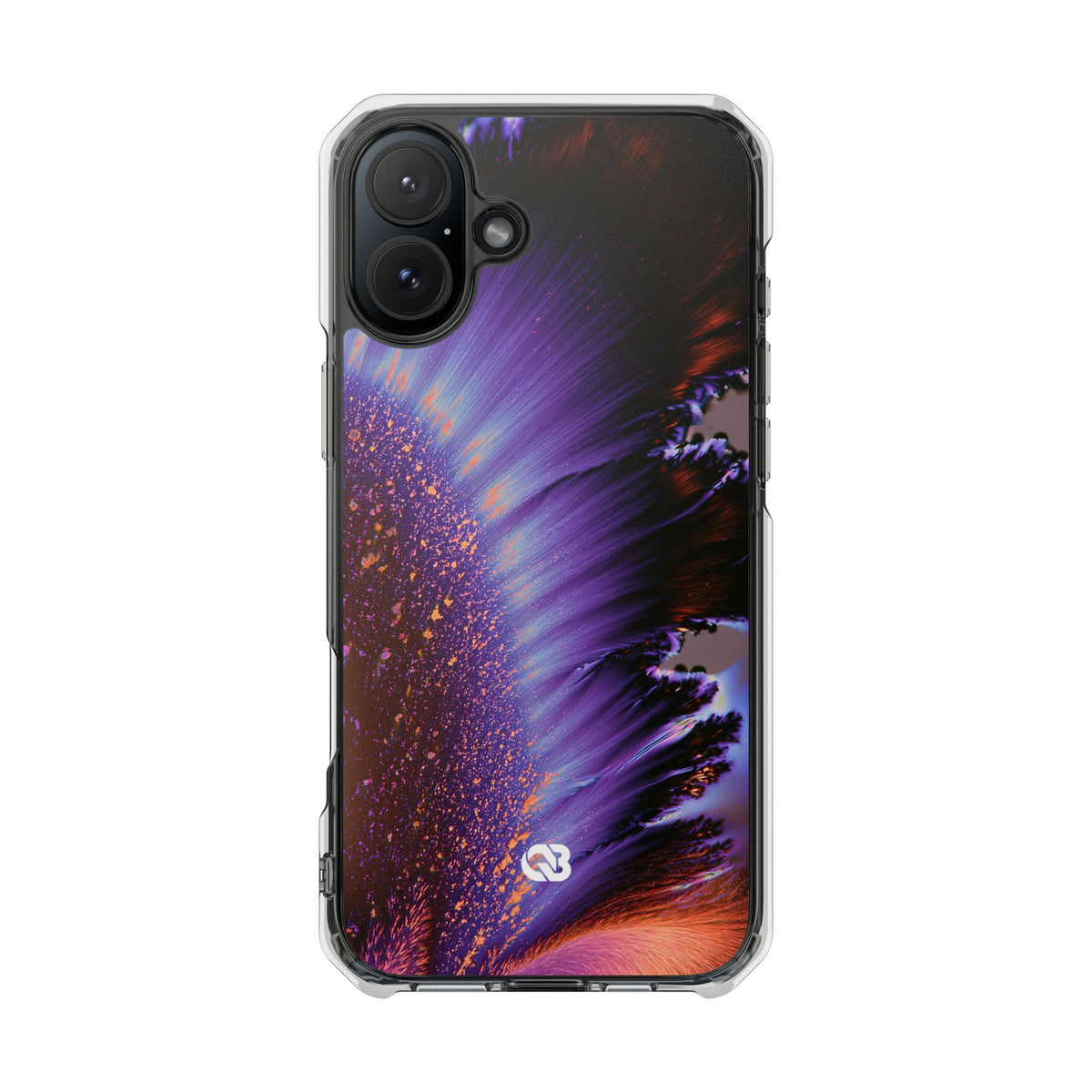 Ethereal Corona · Clear Impact Magnetic Phone Case for iPhone · Purple