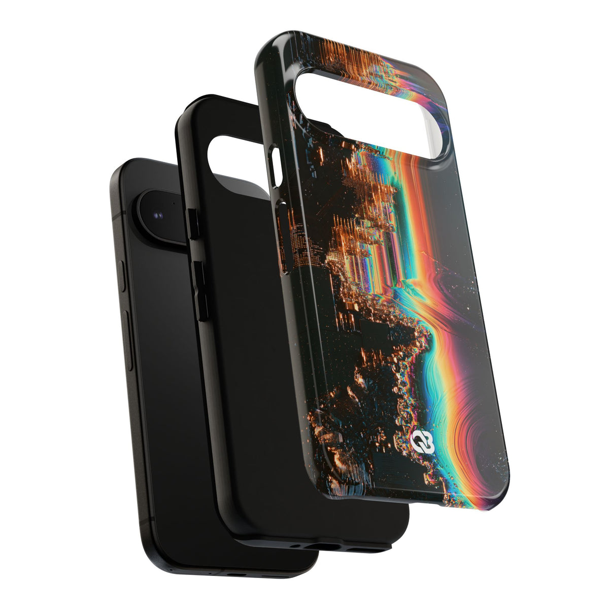 Prismatic Circuit · Tough Phone Case for Pixel · Black