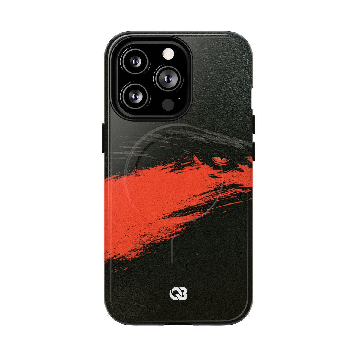 Crimson Raptor Noir · Tough 2.0 Magnetic Phone Case for iPhone · Black