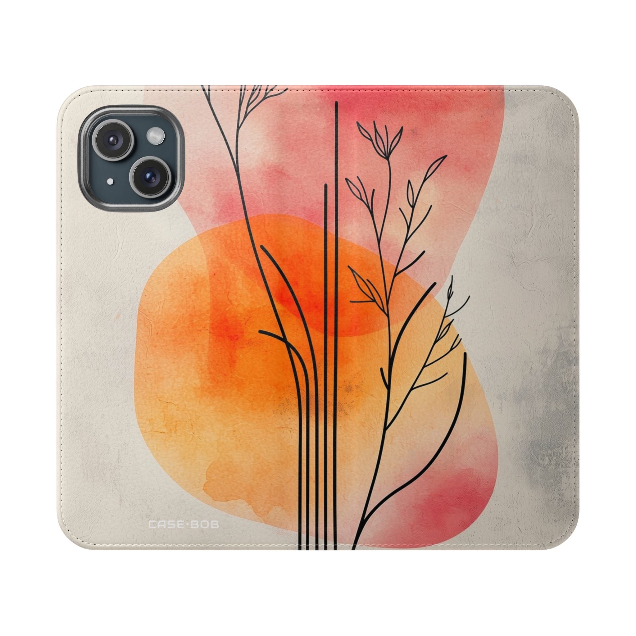 Twilight Stems - iPhone 15 Case - Wallet