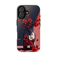 Bouquet de fleurs cramoisi · Étui Tough+ · MagSafe