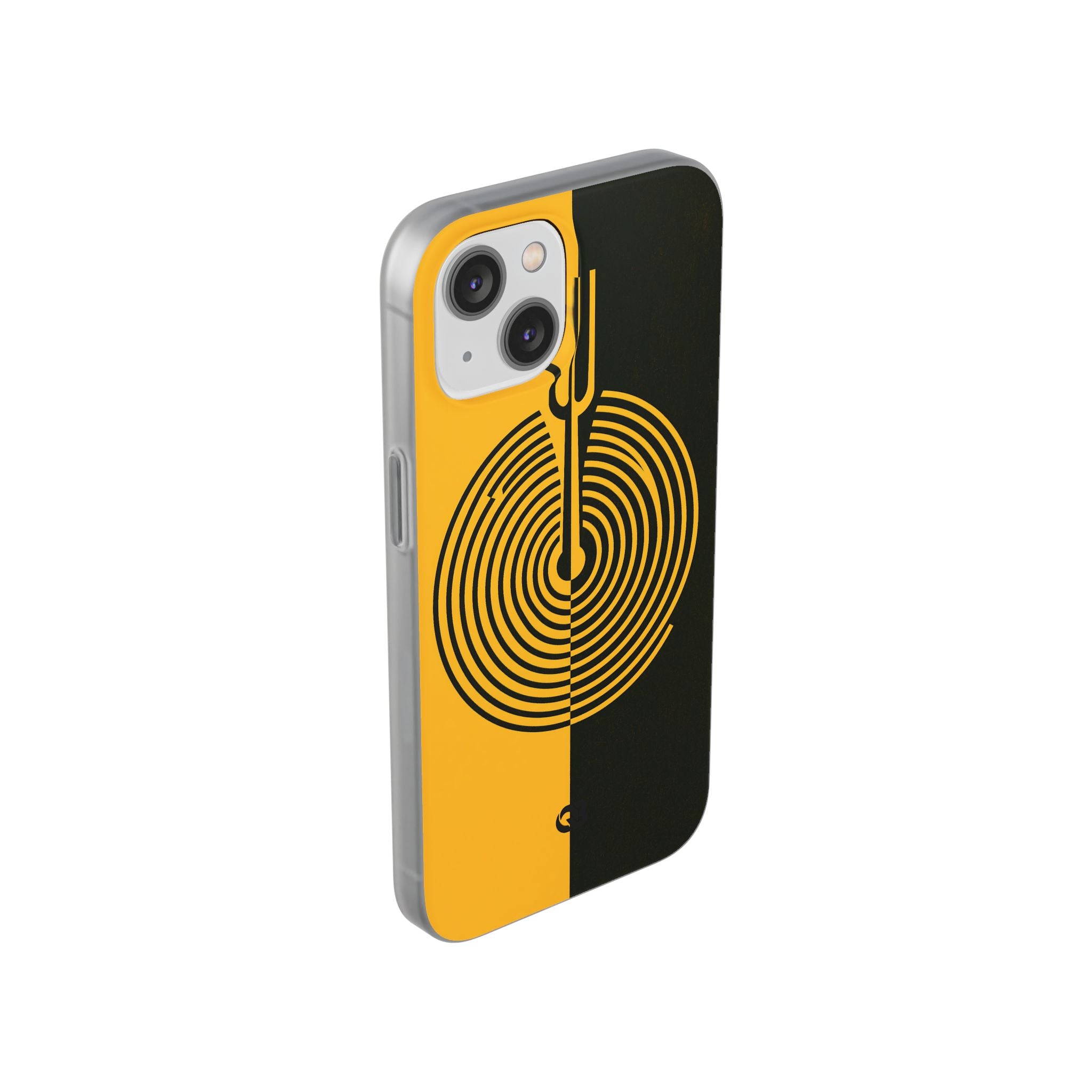 Yellow Lite Phone Case for iPhone - Voltage Sector Pulse