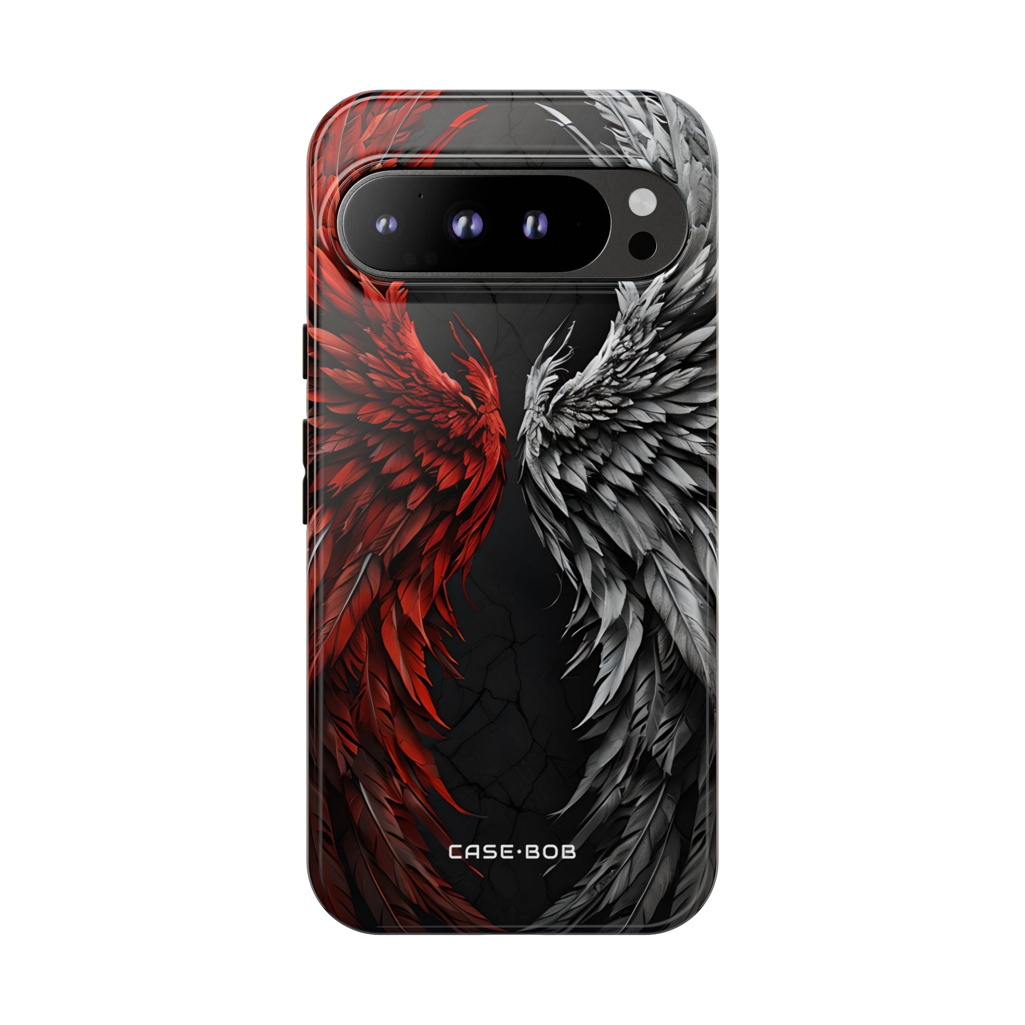 Crimson White Wings Google Pixel 9 Pro XL Case - Tough