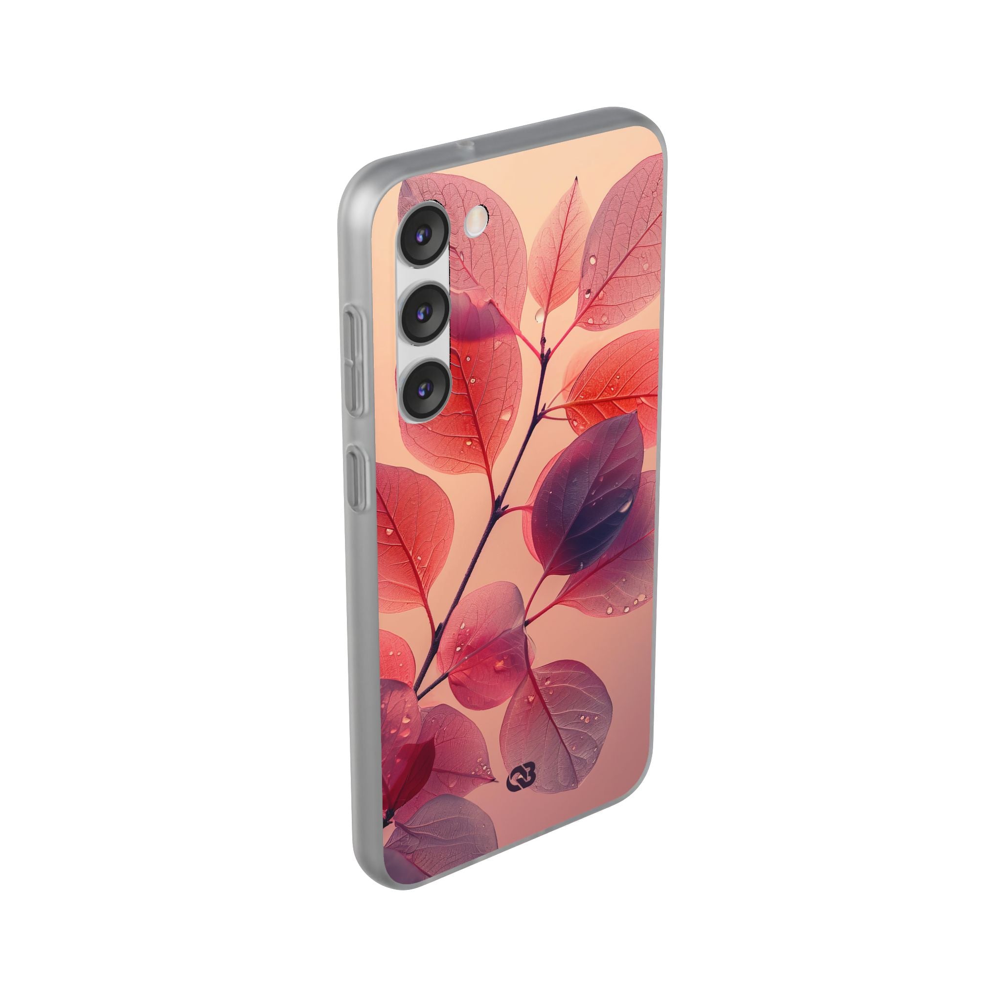 Dewy Magenta Foliage · Soft Phone Case for Samsung