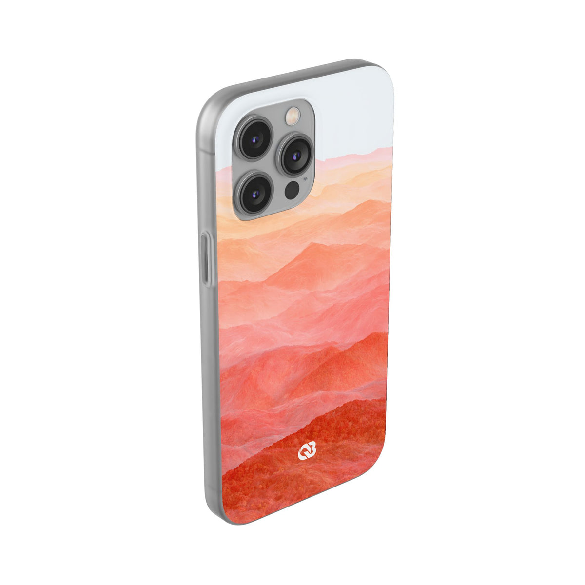 Alpenglow Ridge Vista · Lite Phone Case for iPhone · Orange