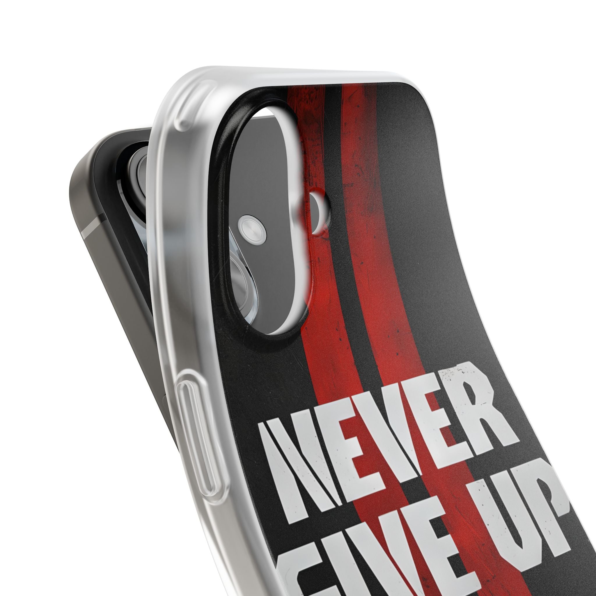 Crimson Grit Resolve · Soft Custodia per iPhone